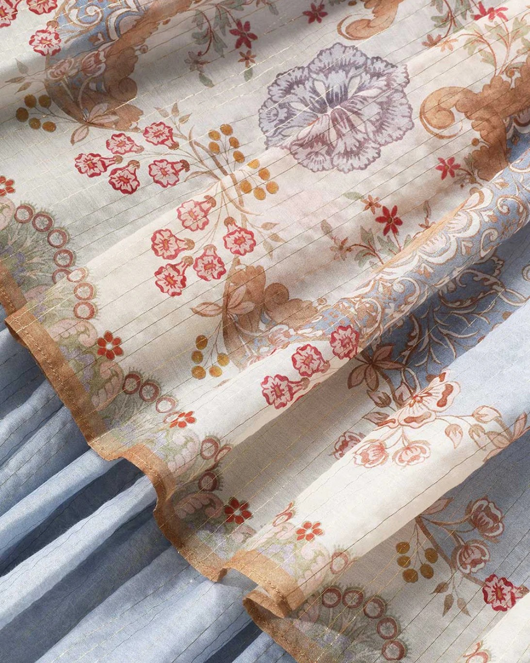 Daylight Tiered Maxi Dress | Wallpaper Floral Denim - Image 6