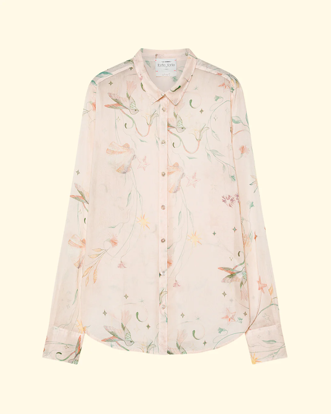 "Deliverance" Voile Regular Shirt | Roseo