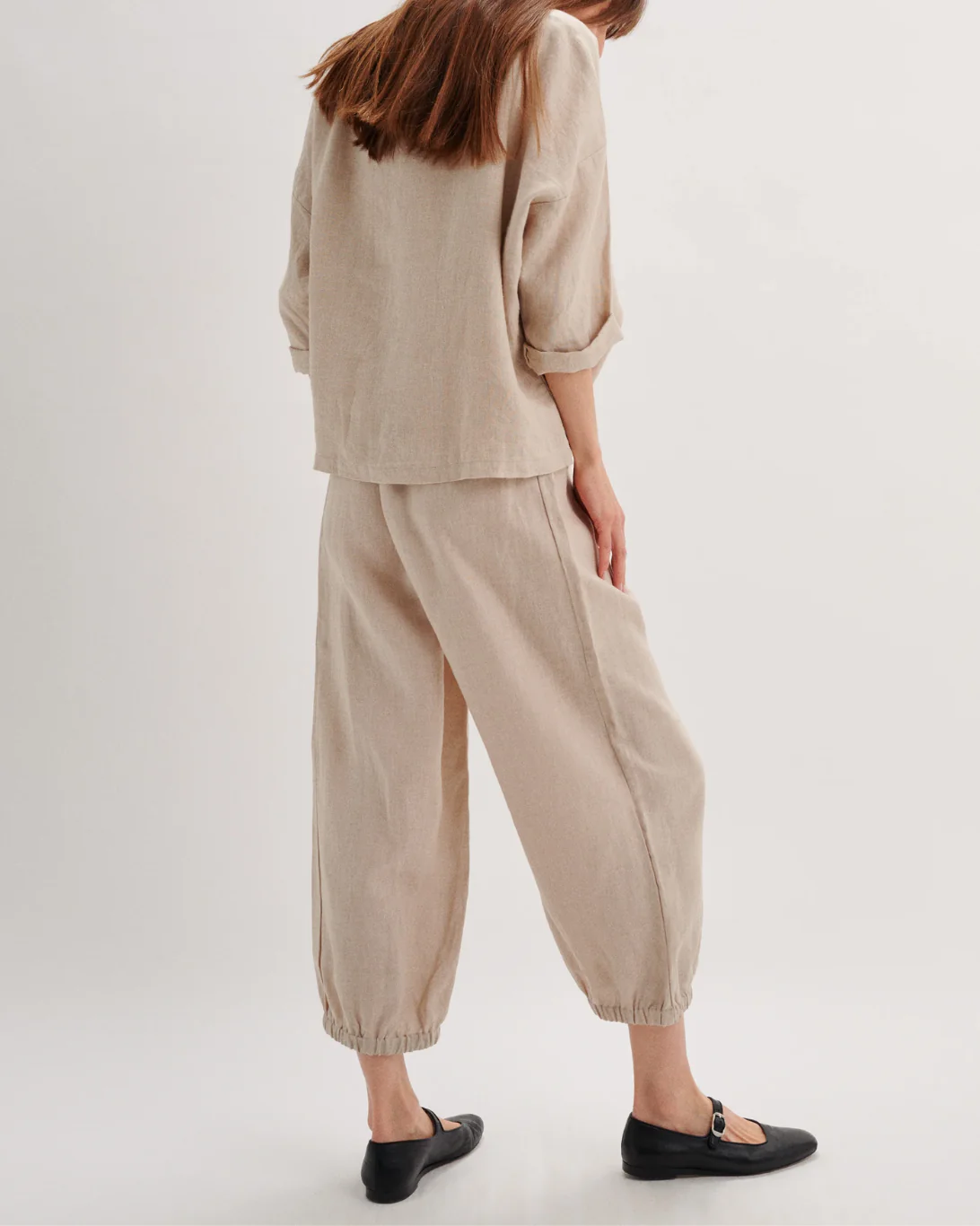 Delos Linen Pant | Natural - Image 3