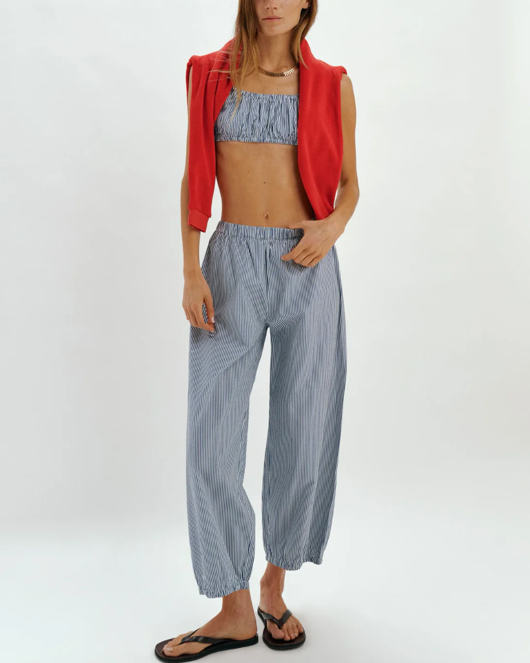 Delos Pant | Navy Stripe - Image 2