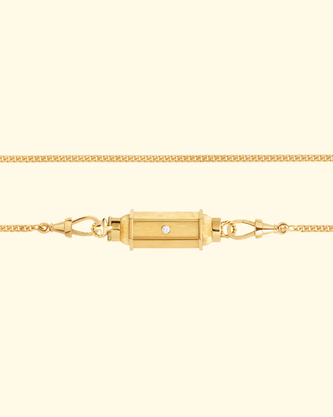 Diamond Gold Baby Locket Necklace | 18K - ONLINE ONLY - Image 5