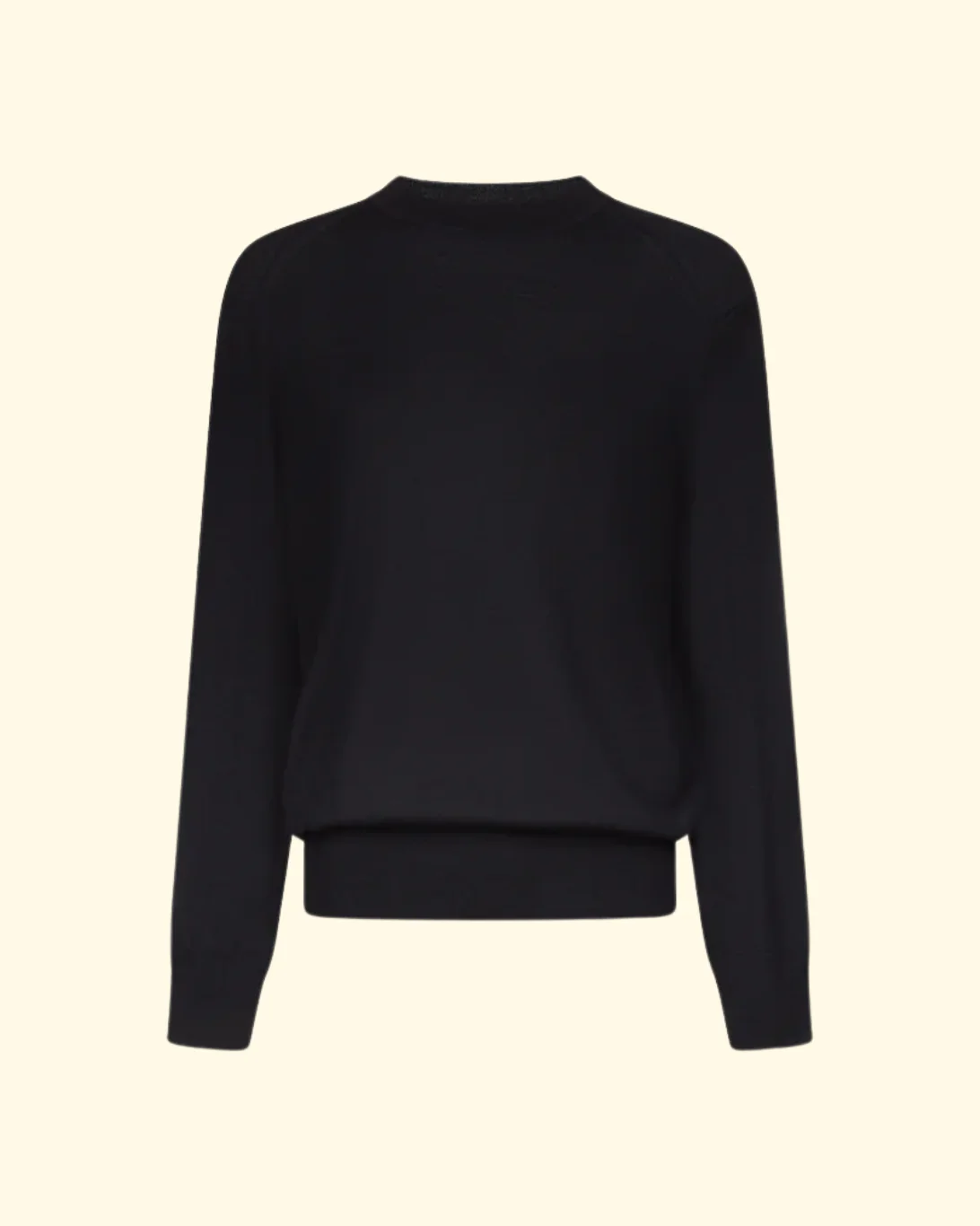 Ditto Fine Crewneck Sweater | Black