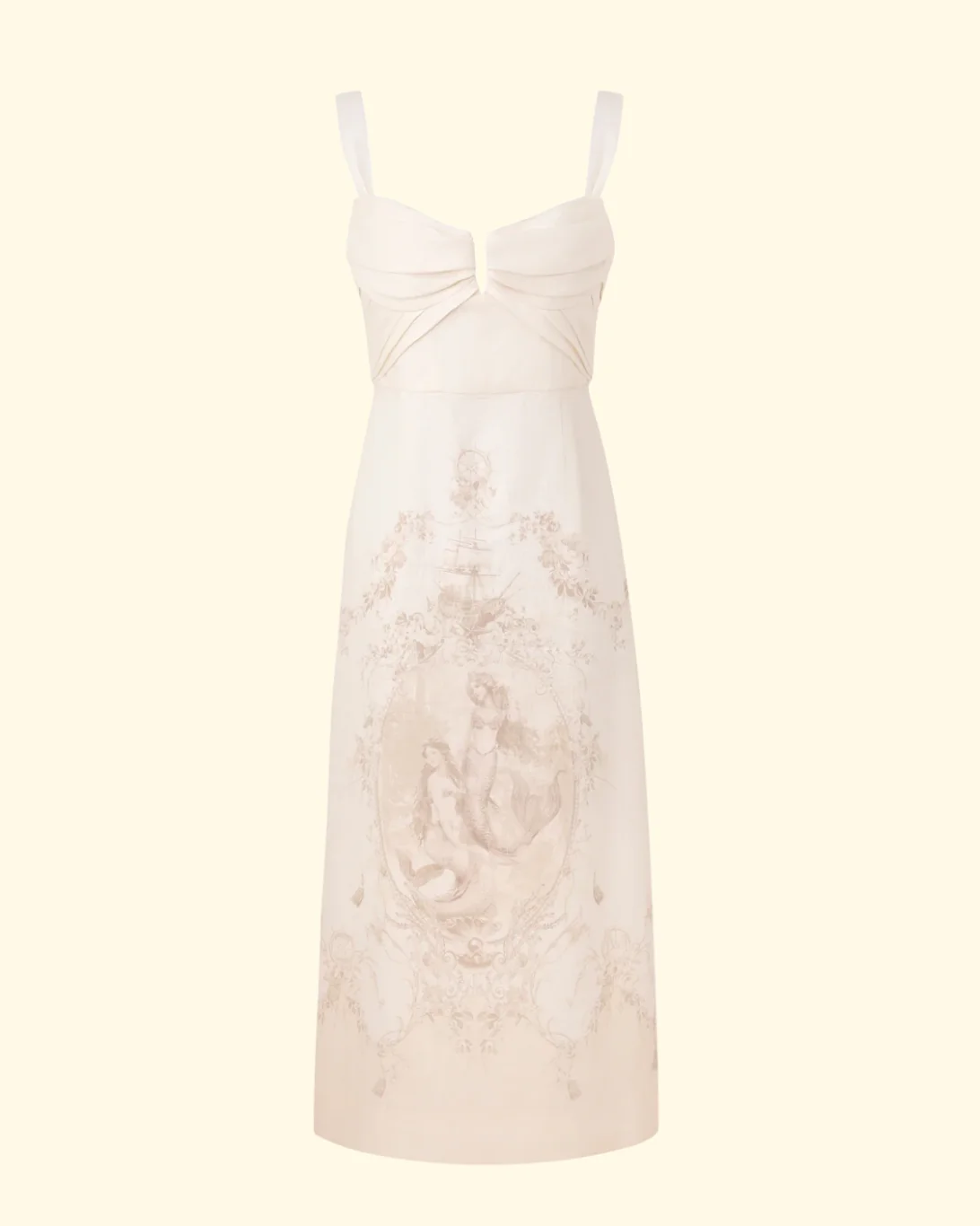 Drape Midi Dress | Mermaid Toile