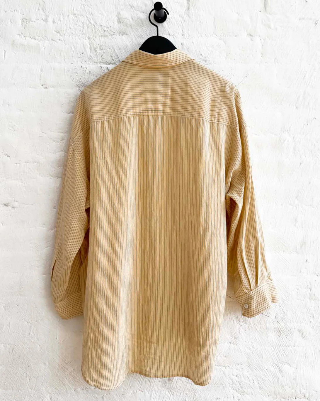 Drop Neck Shirt | Orange Stripe - Image 2