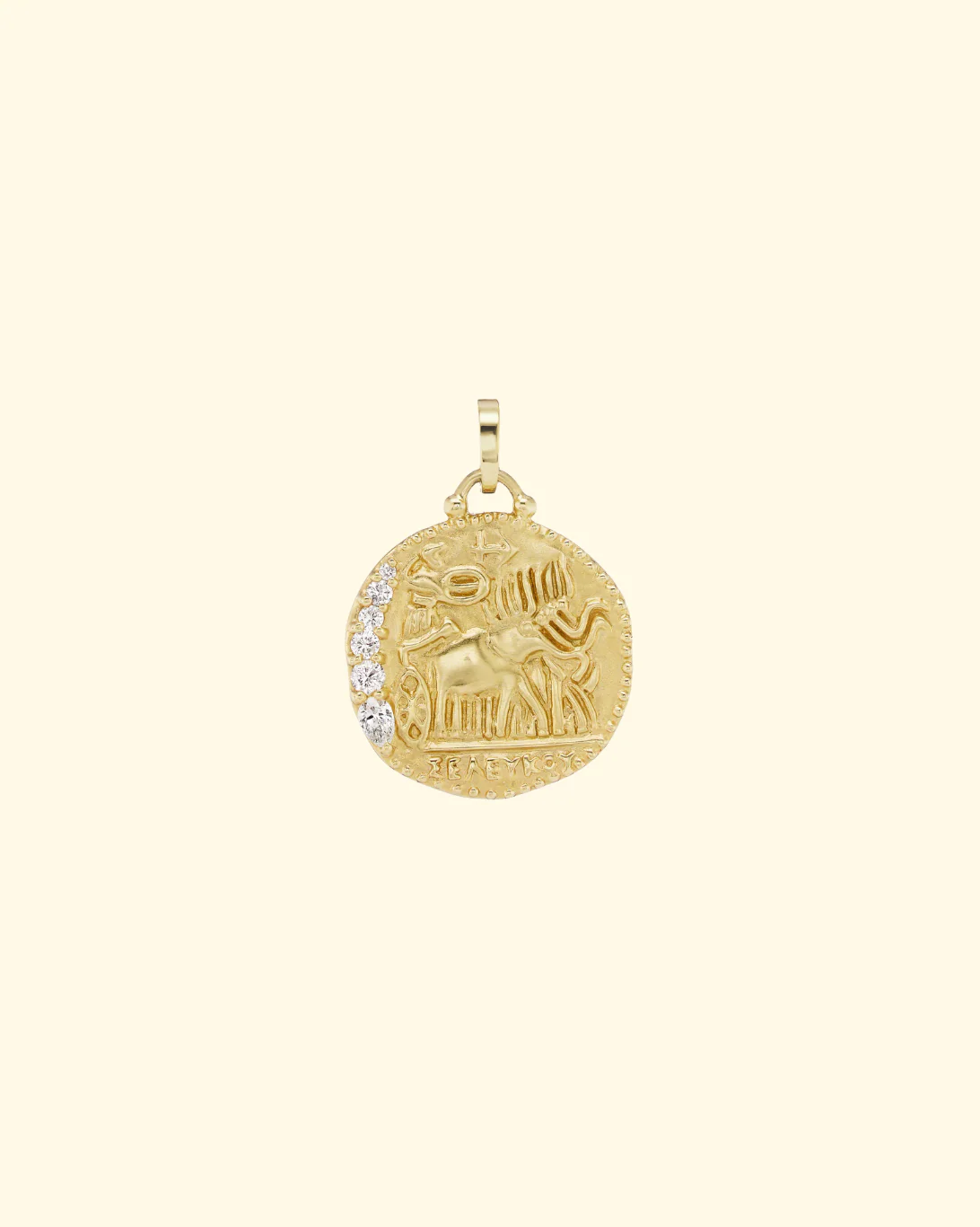 Elephant Quadriga Talisman Charm | 2mm Caviar Chain - ONLINE ONLY - Image 2