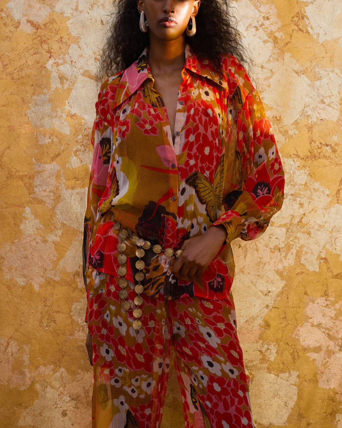 Emery Marigold Meadow Shirt | Multi - Image 4
