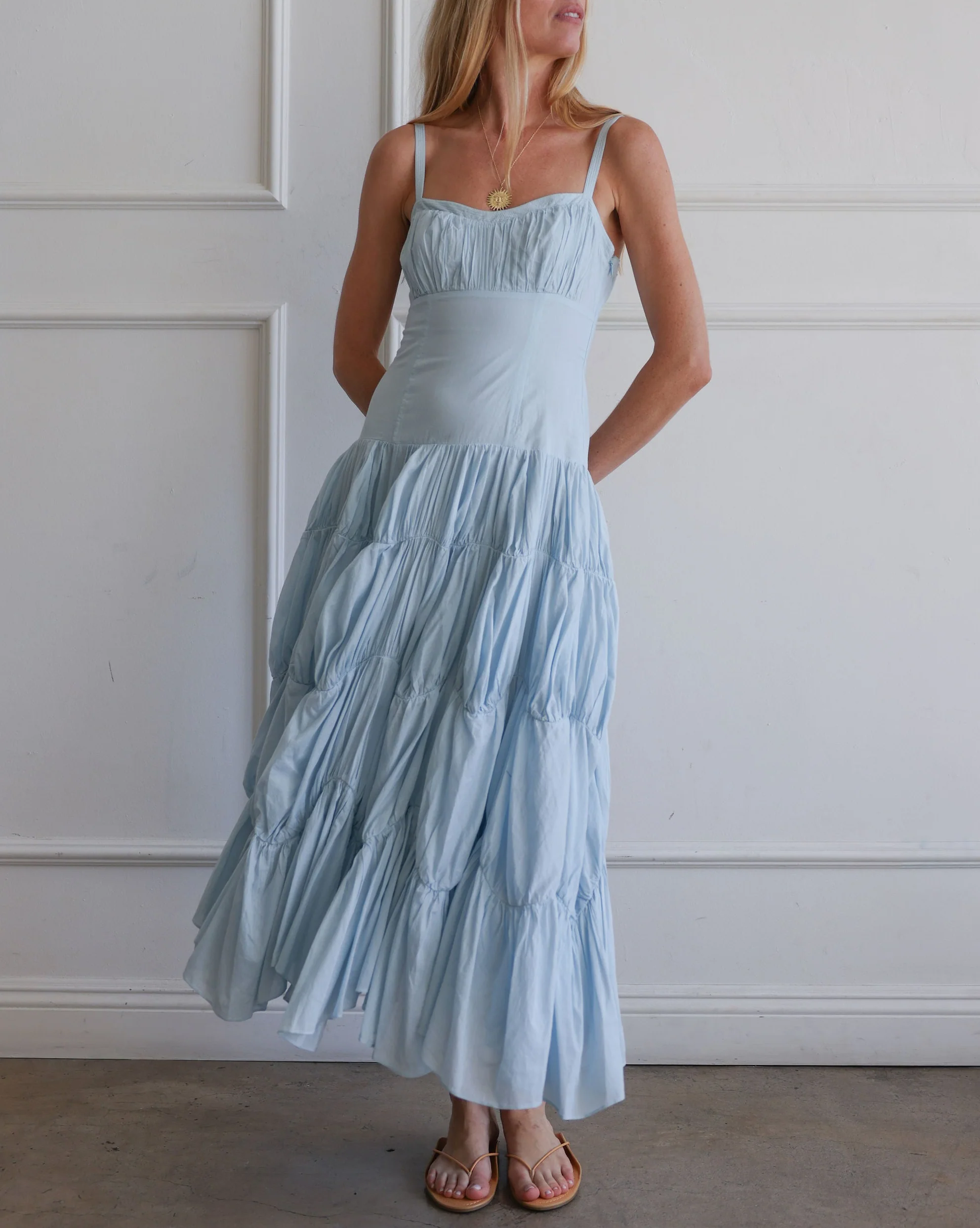 Emmaline SL Midi Dress | Adriatic - Image 3