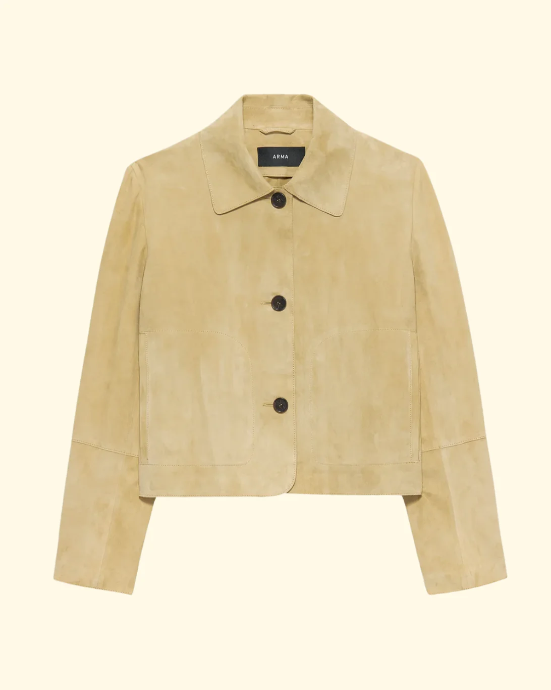 Emy Suede Jacket | Gravel