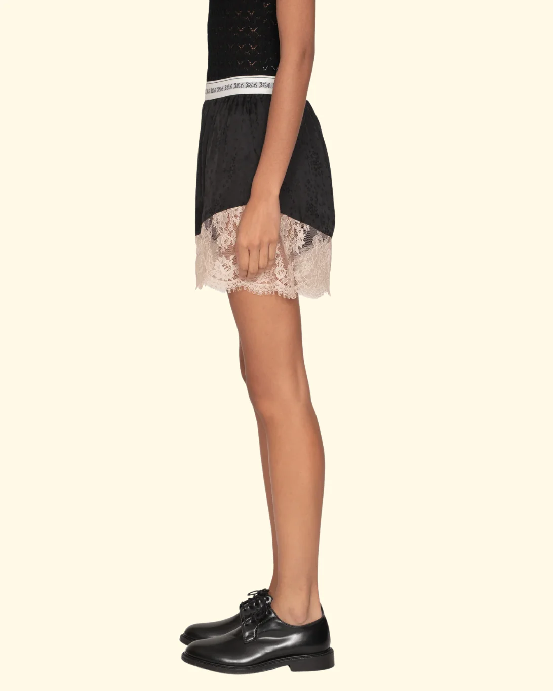 Ethel Solid Shorts | Black - Image 4