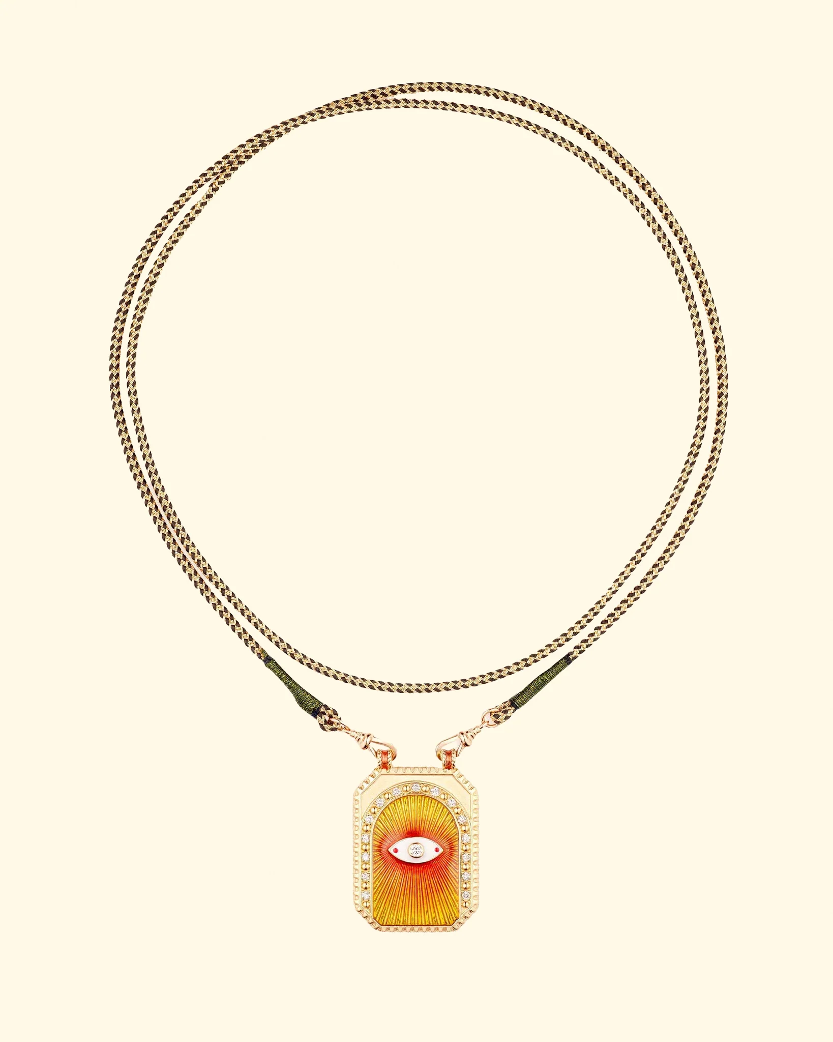Orange Eye Protect Scapular