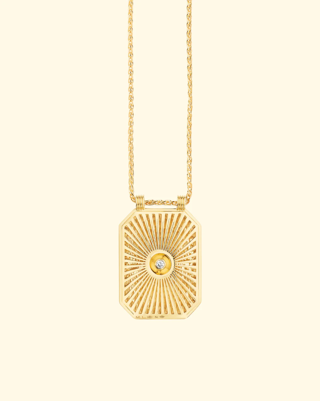 Eye Scapular | 18k Yellow Gold - Image 3