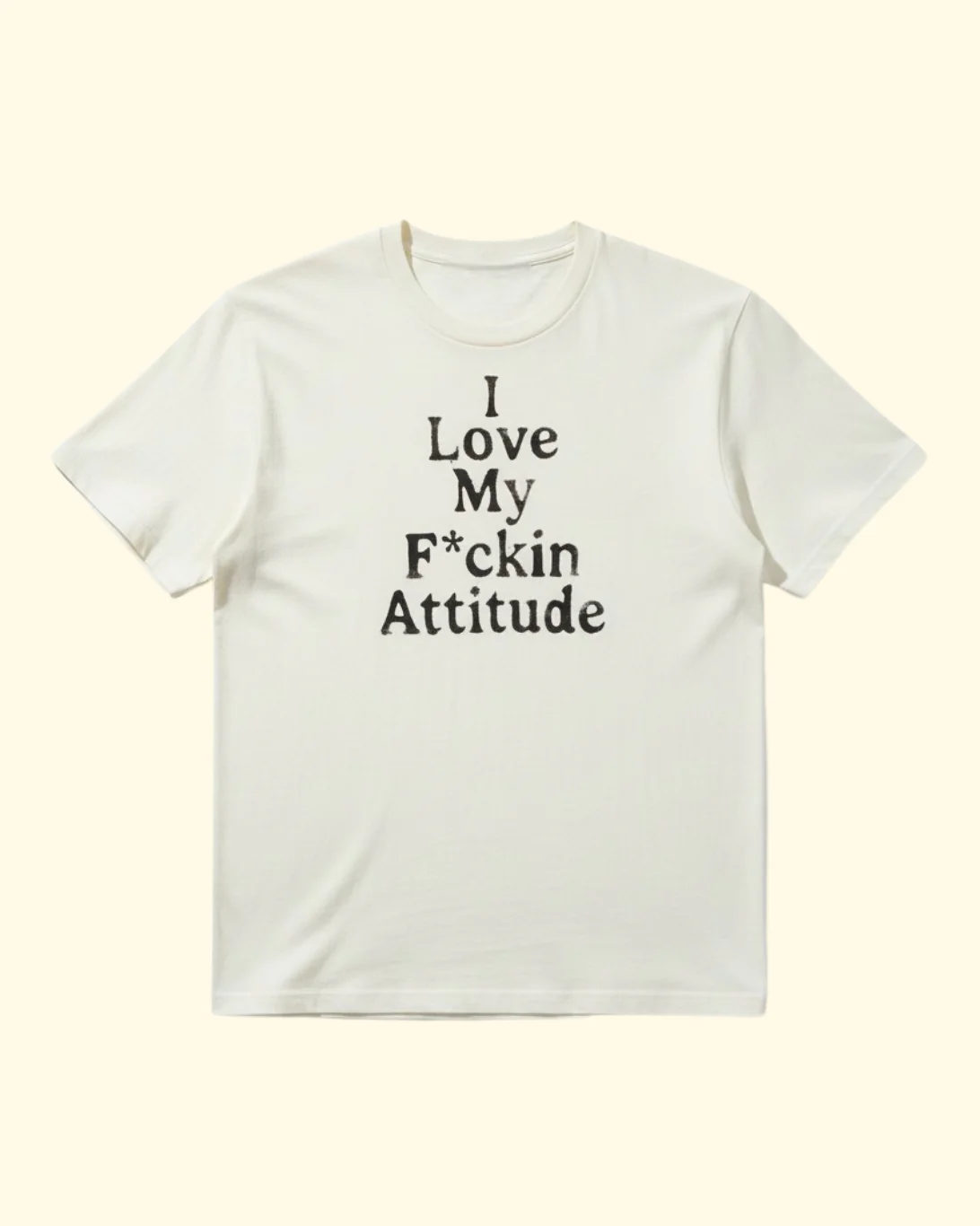 FKN Attitude T-Shirt | Off White