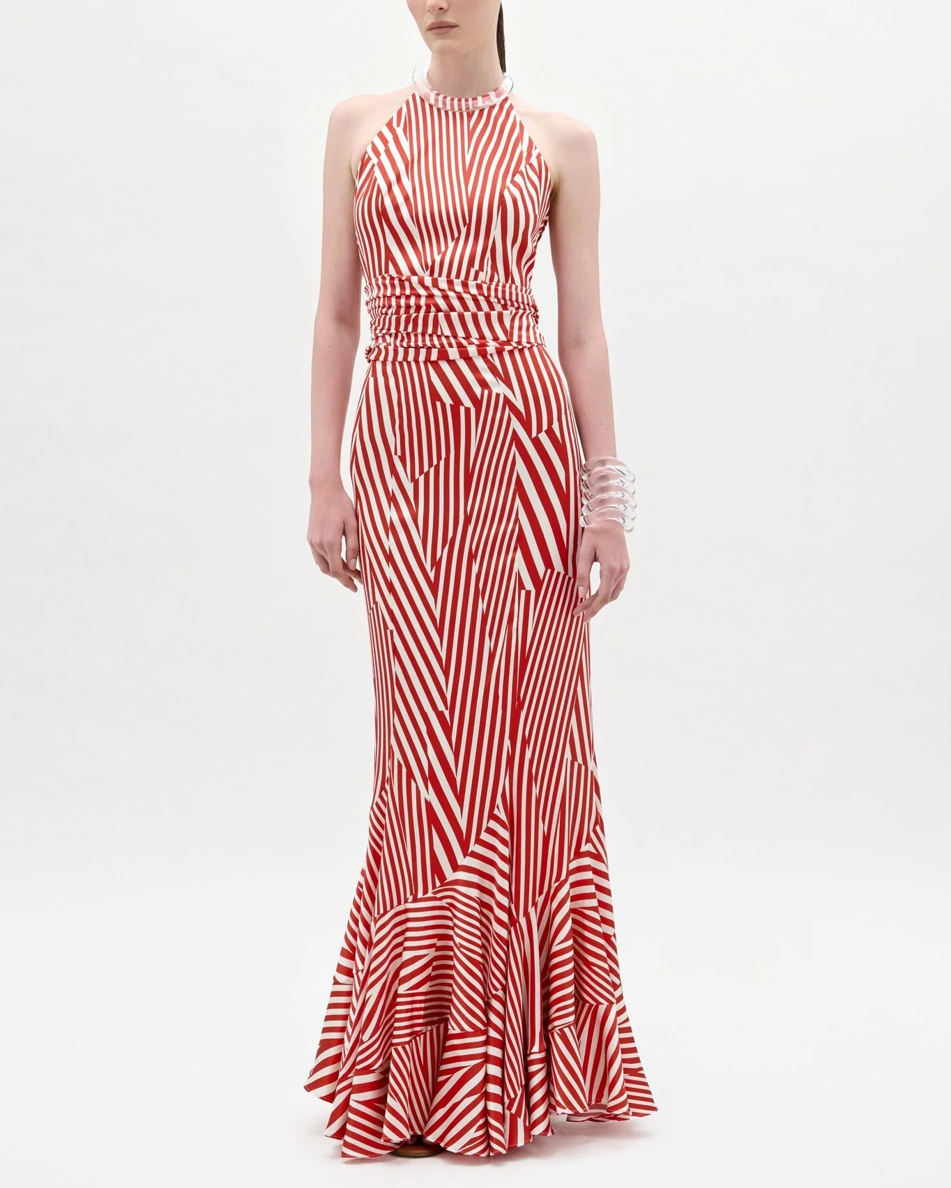 Florina Skirt | Red Stripes