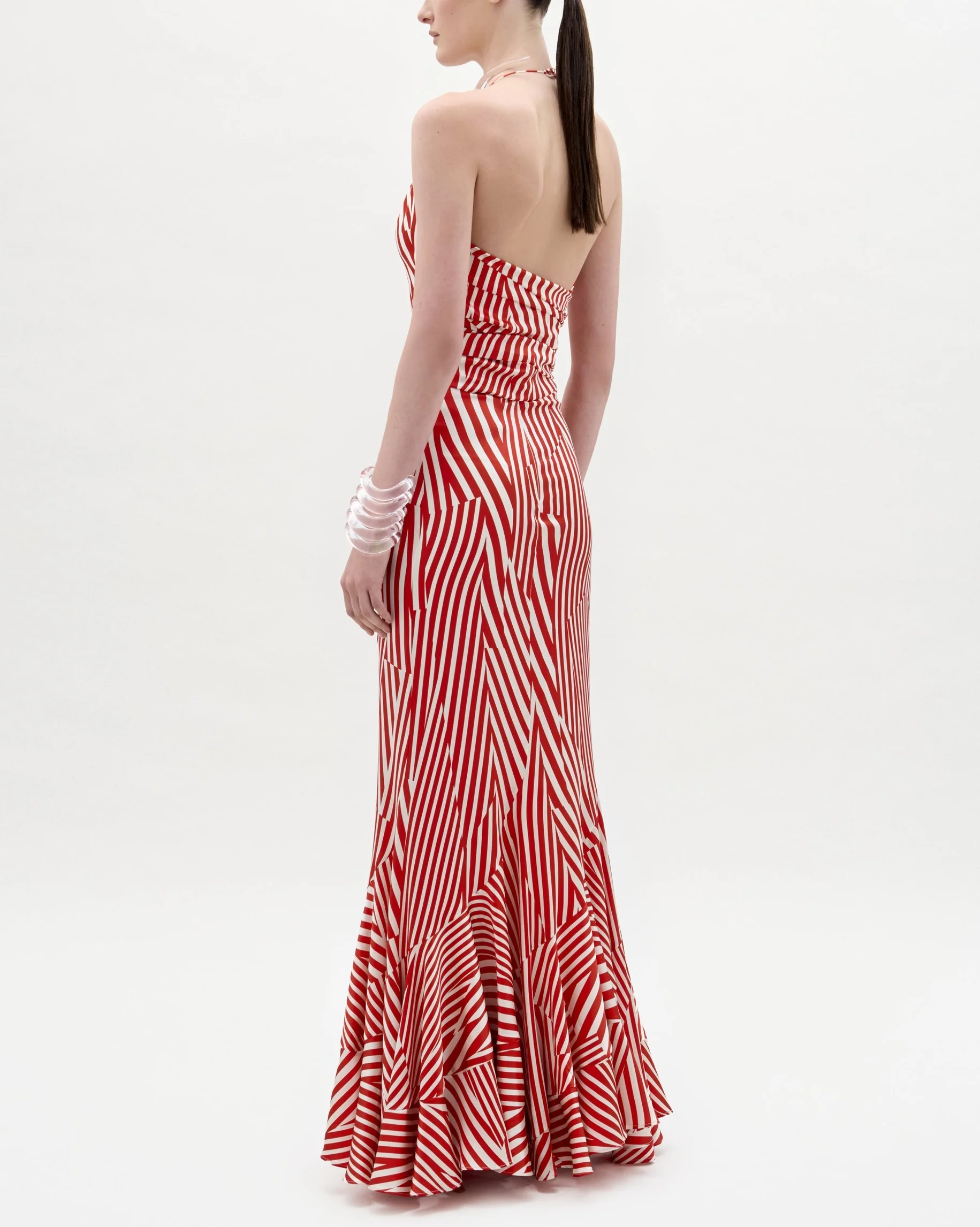 Florina Skirt | Red Stripes - Image 3