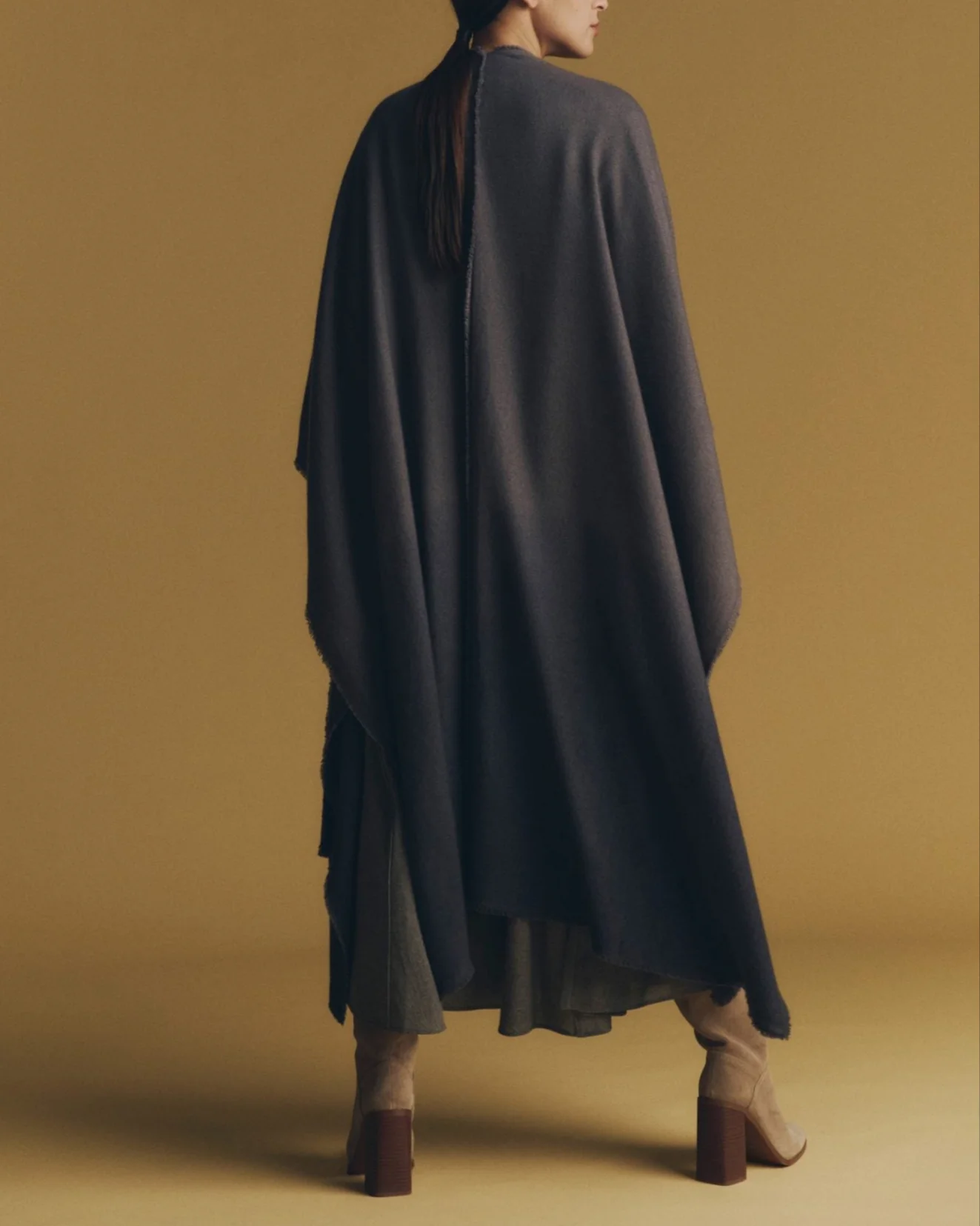 Flowing Cashmere Coat Degradee | Ore & Vortex - Image 2