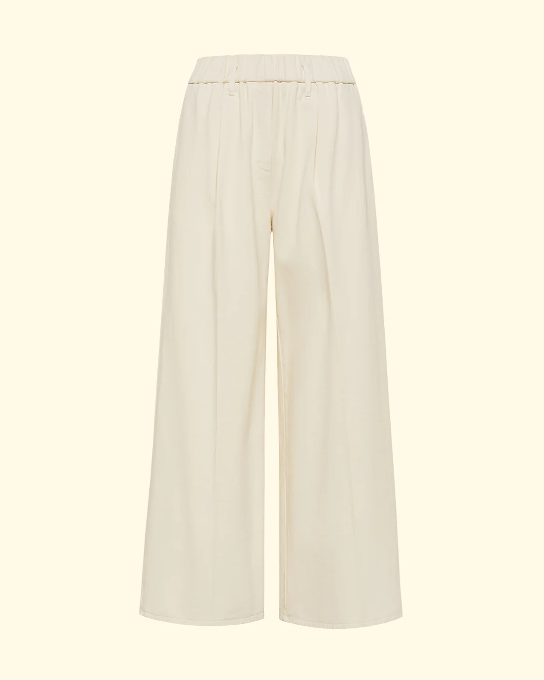 Fluid Cotton Twill Loose Pants | Beurre