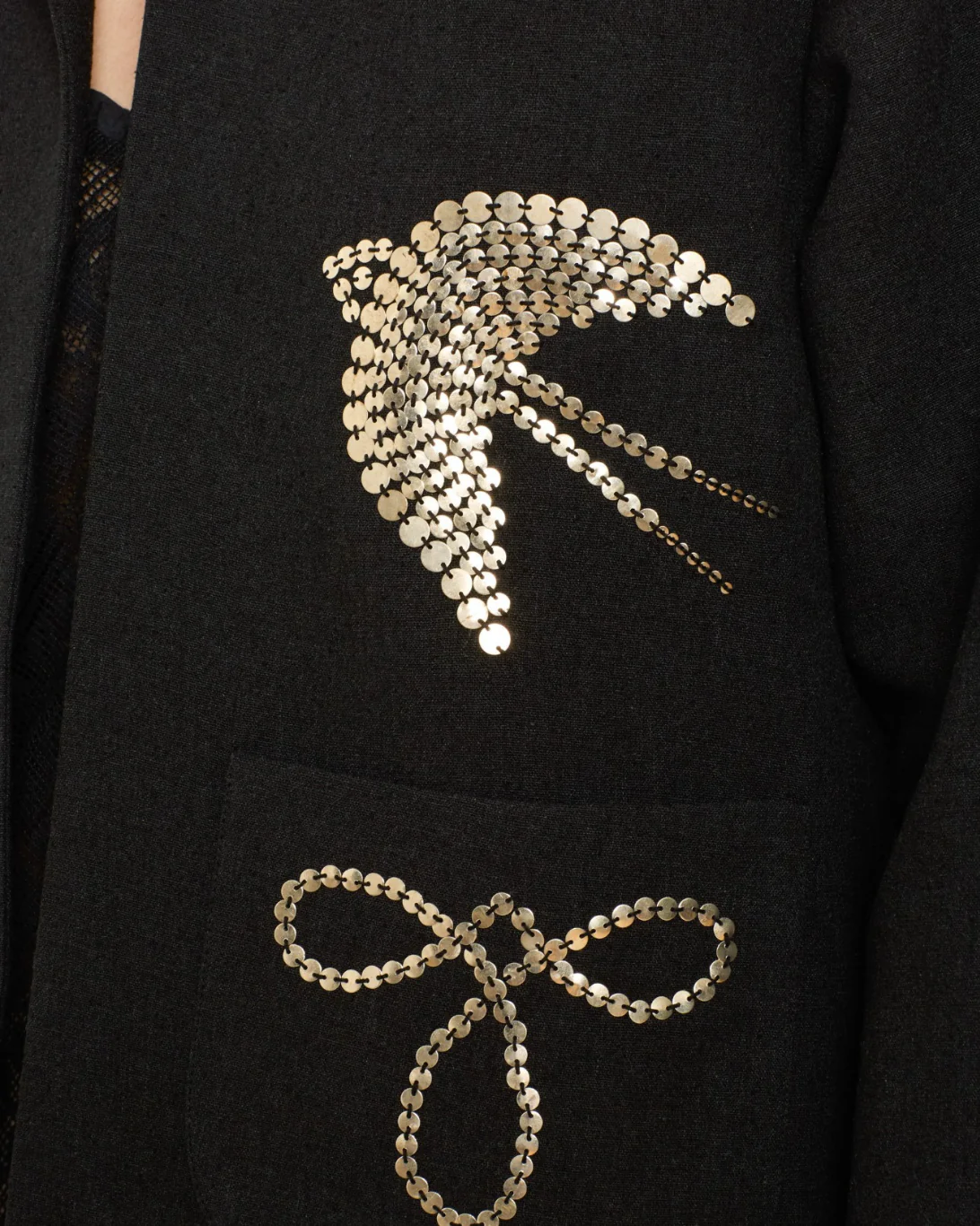 Francis Lovebird Coin Jacket | Black - Image 3