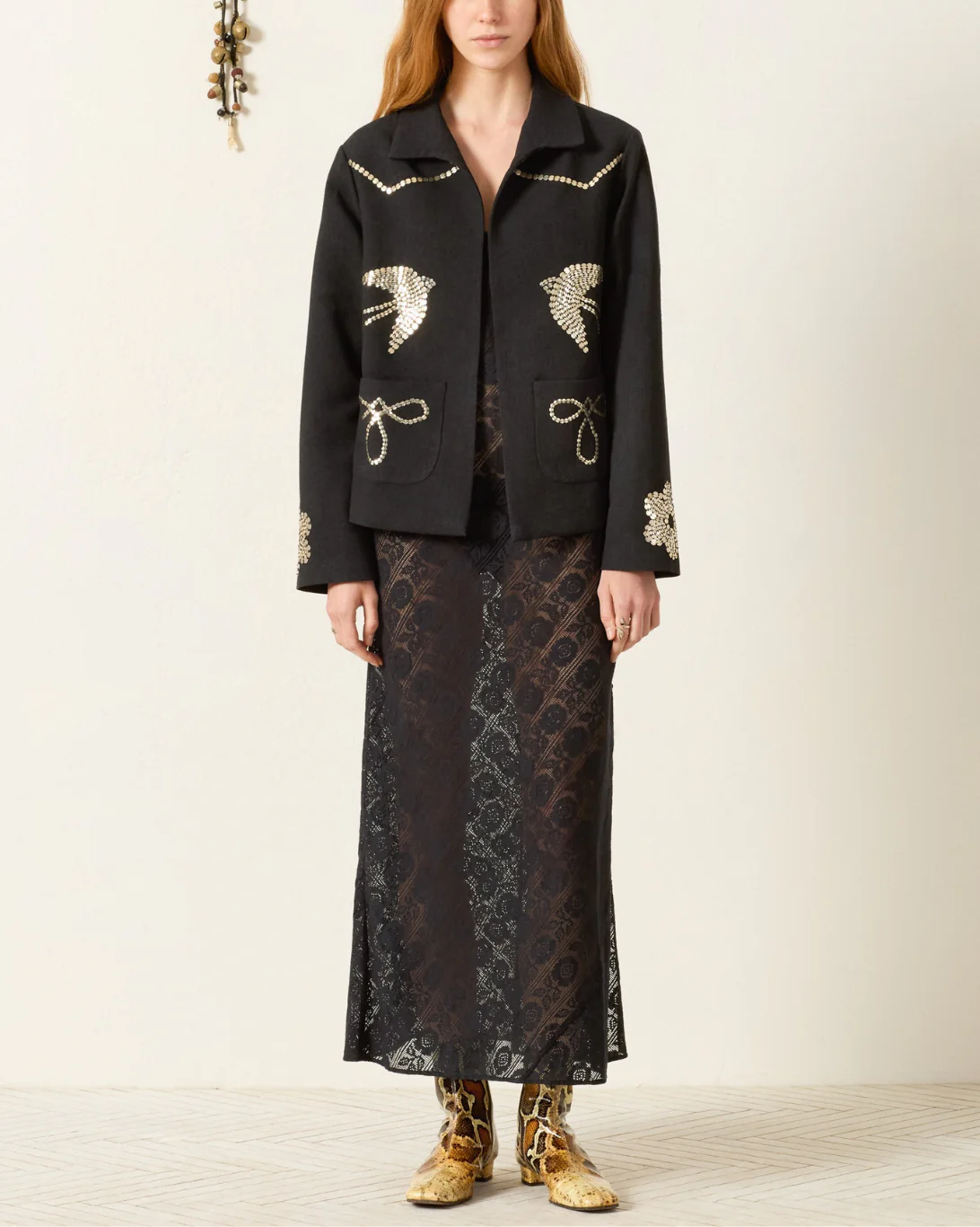 Francis Lovebird Coin Jacket | Black - Image 4