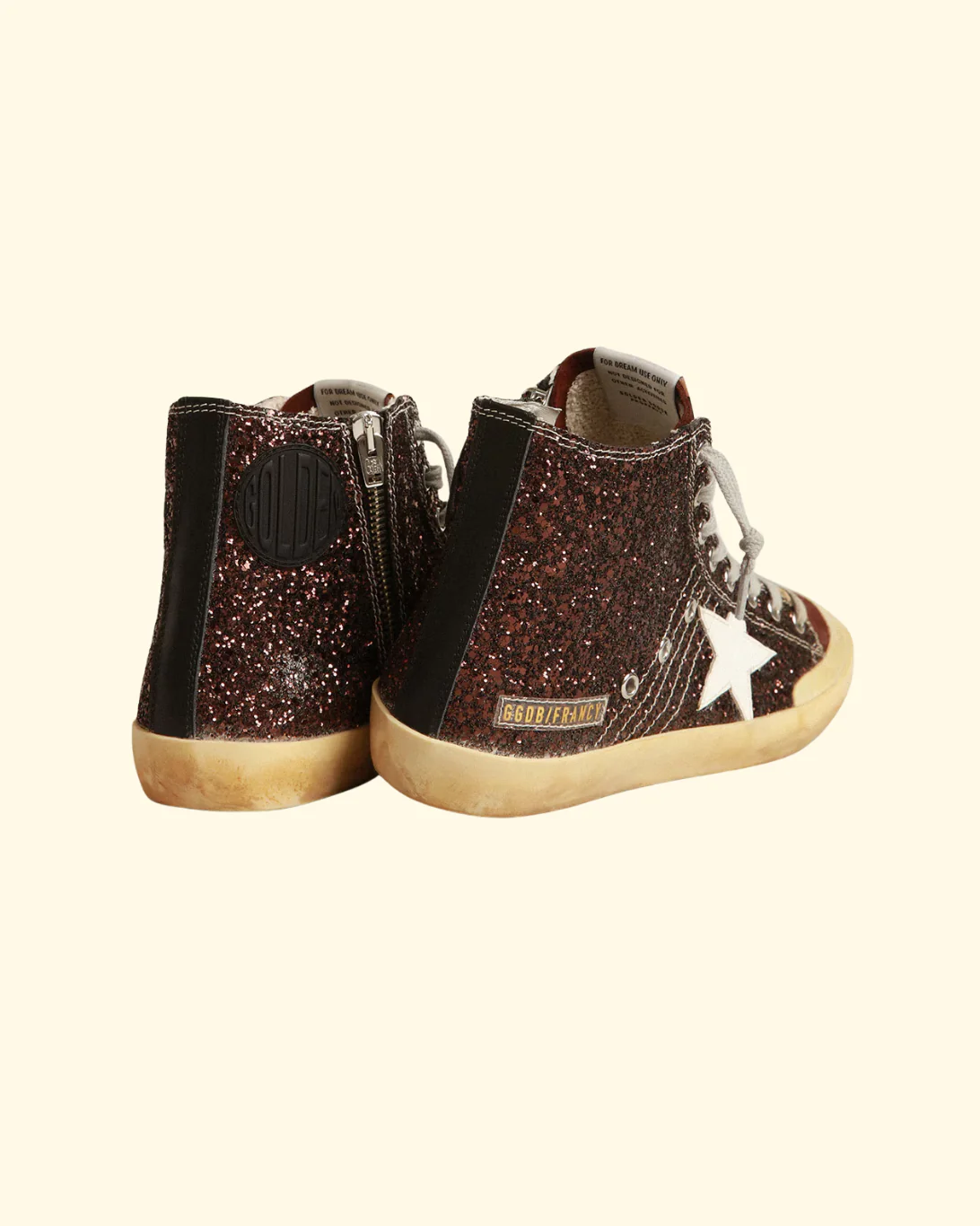 Francy Penstar Glitter Upper Suede | Coffee - Image 4