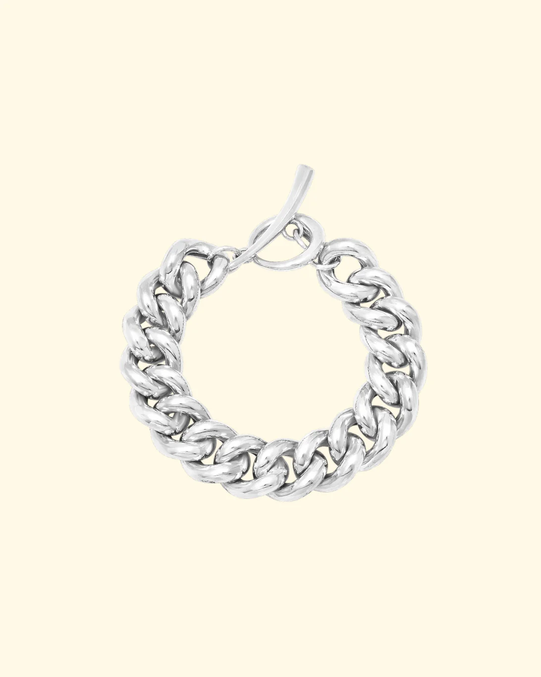 Full Palma Bracelet With Tusk Clasp | Sterling Silver