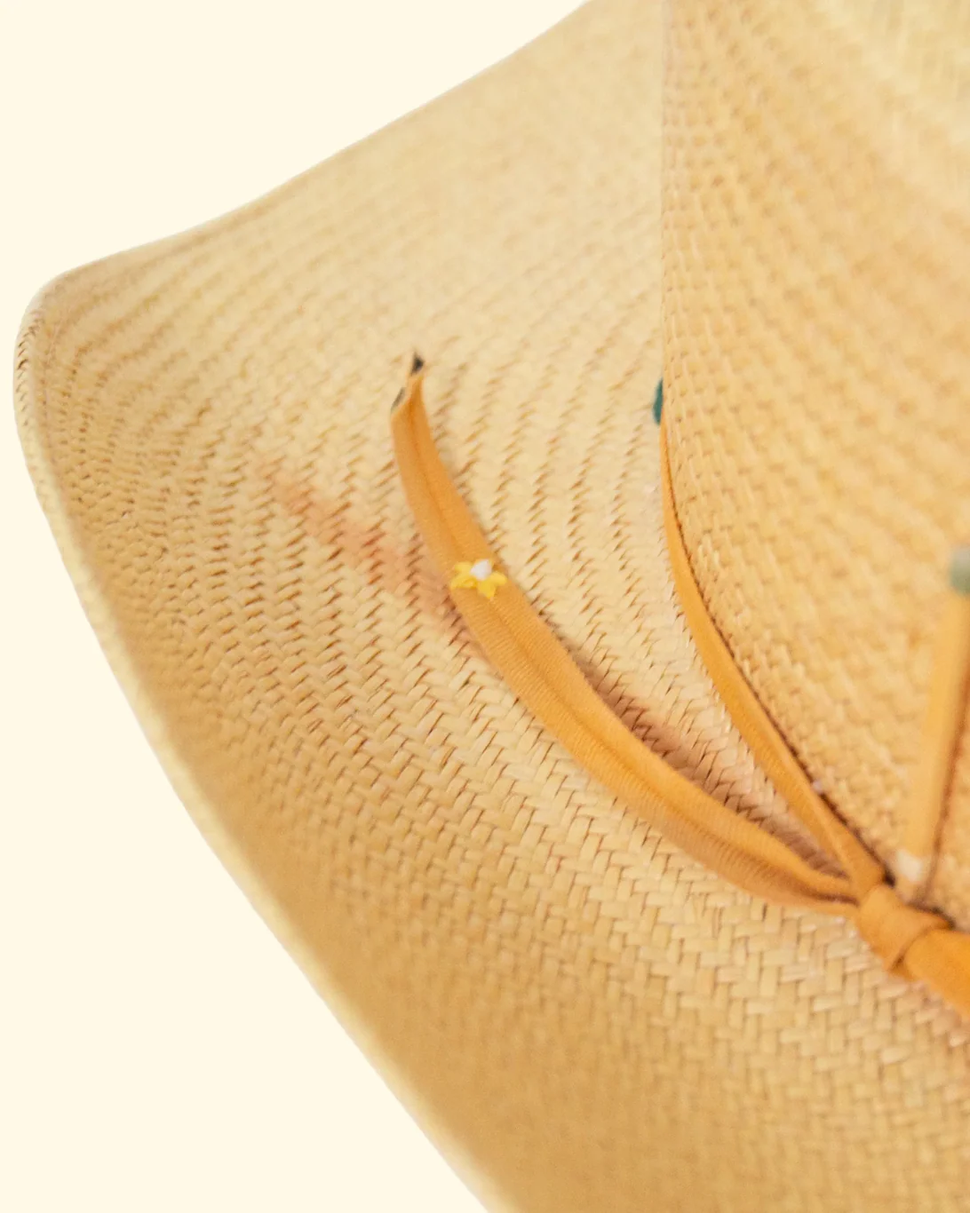 Golden Link Straw Hat | Lemonade - Image 4