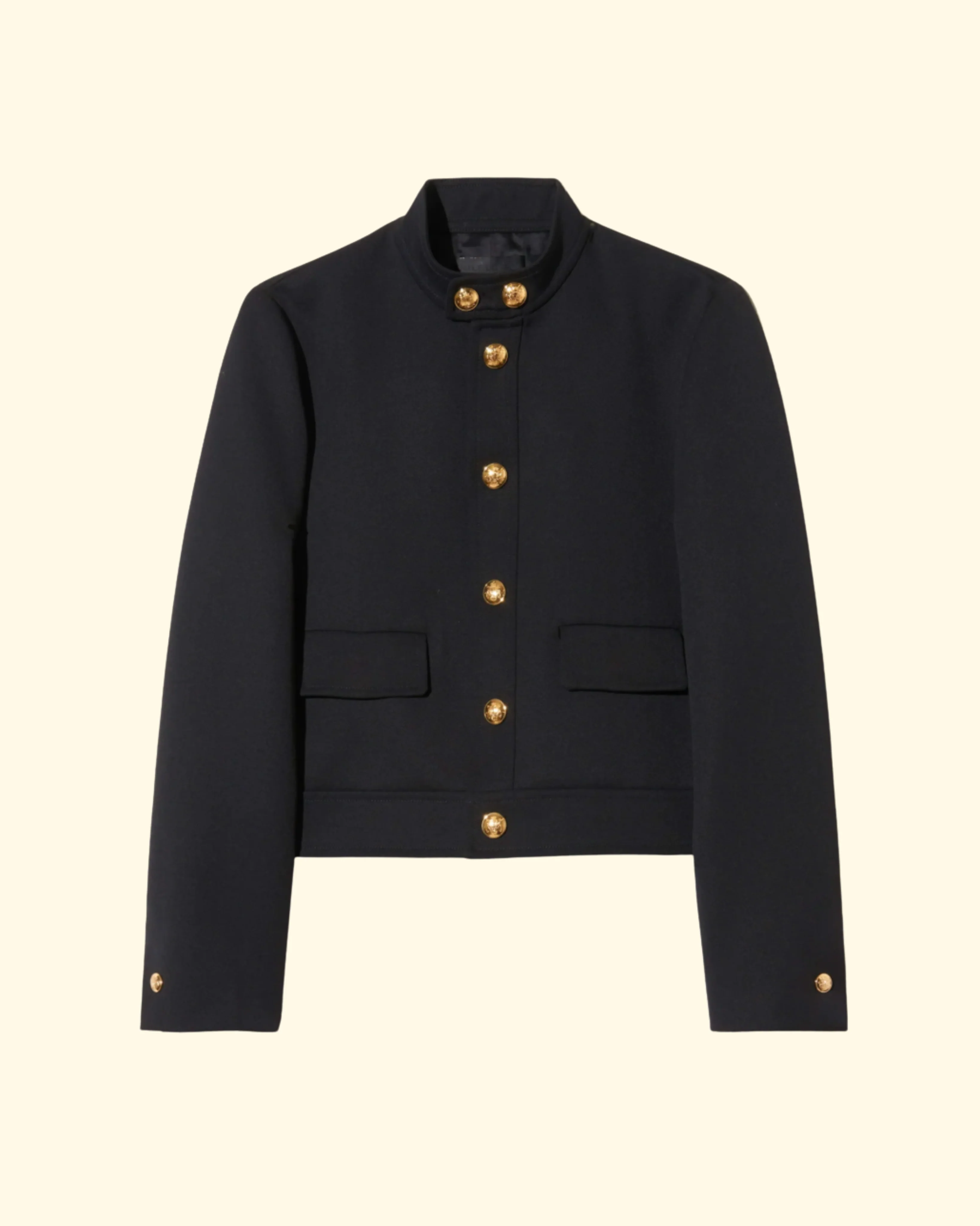 Hadley Cropped Jacket | Black