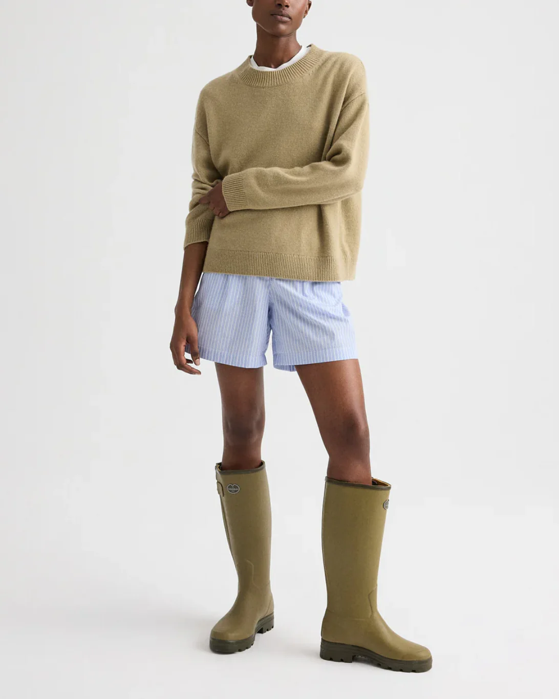 Henry St. Short | Blue Haven / White - Image 3