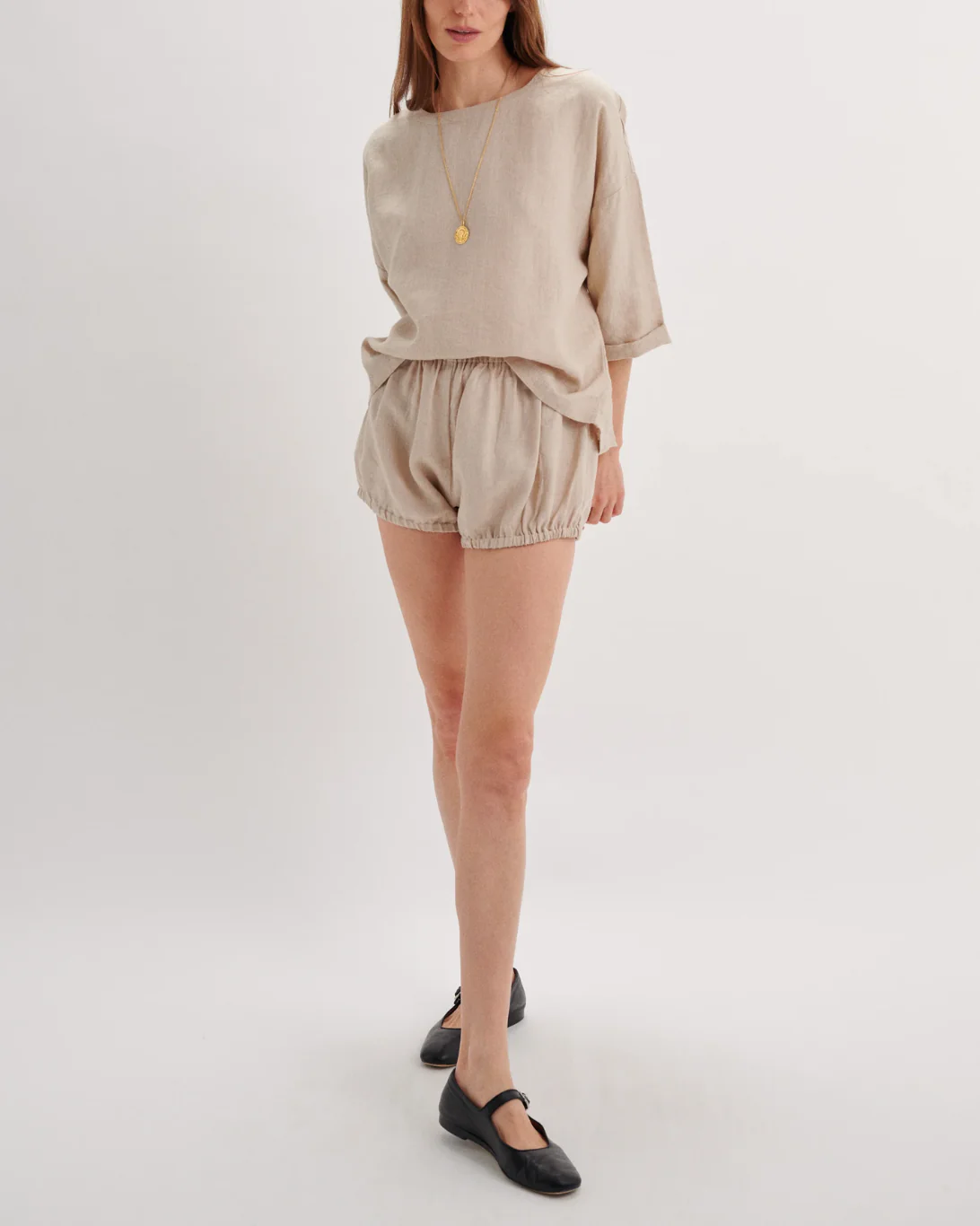 Hera Linen Bloomers | Natural - Image 3
