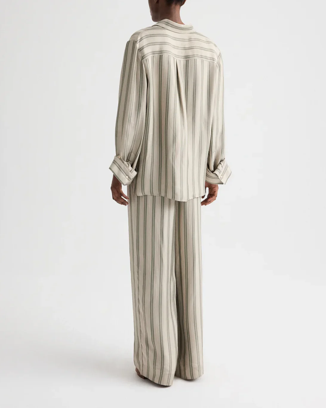 Hudson St Pant | Ivory/ Green - Image 6