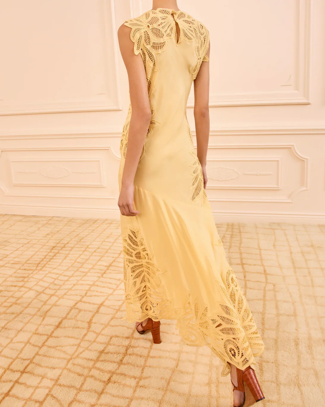 Idra Lace Applique Dress | Dandelion - Image 4