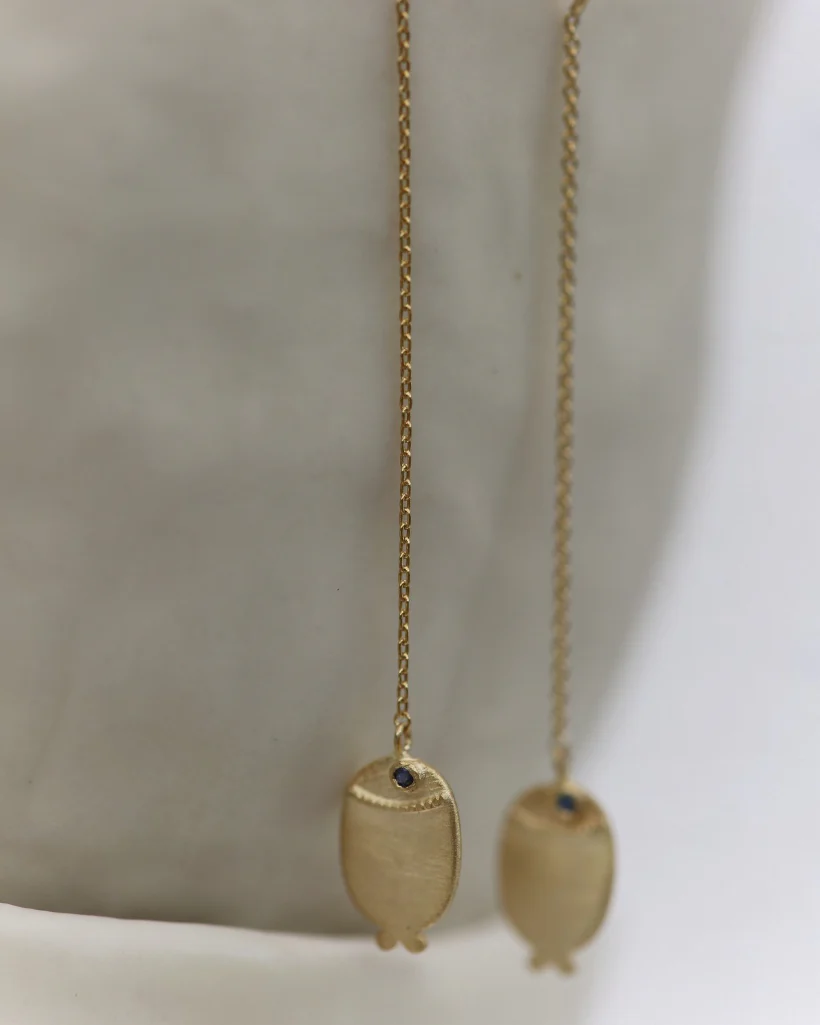 Ika Earrings | 14k Yellow Gold - Image 3