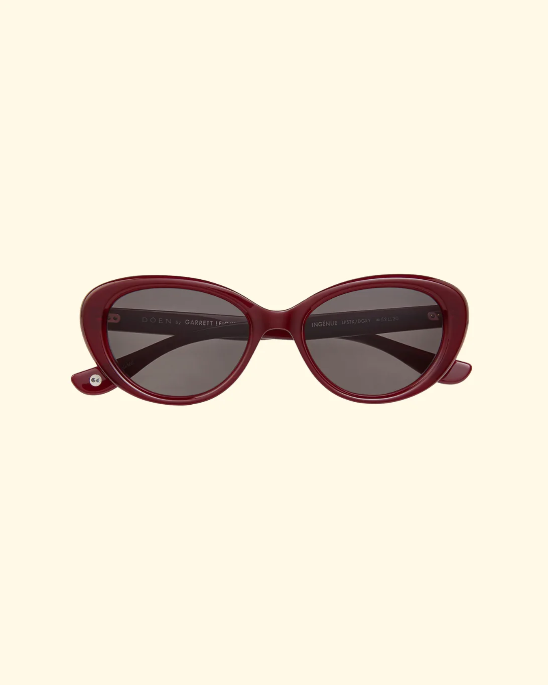 Ingénue Sunglasses | Lipstick/Dark Grey