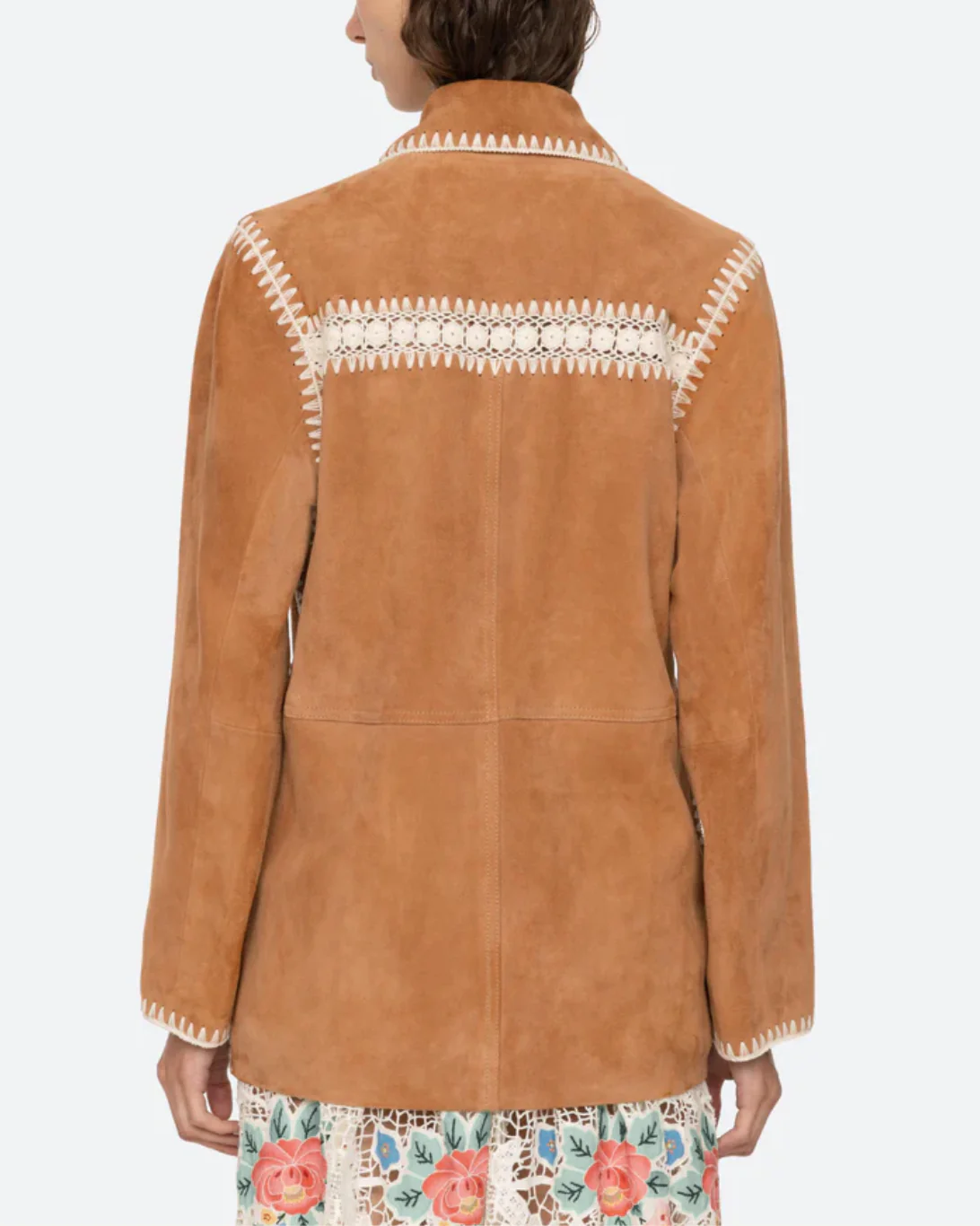 Irena Suede Jacket | Camel - Image 3