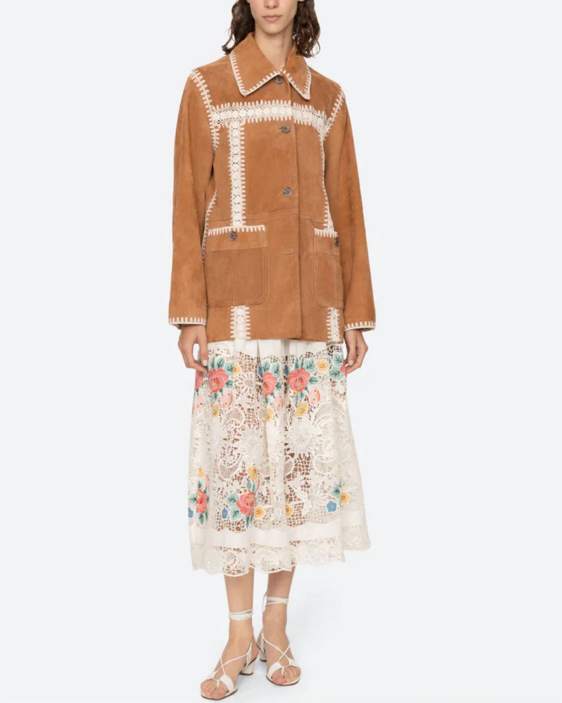 Irena Suede Jacket | Camel - Image 5
