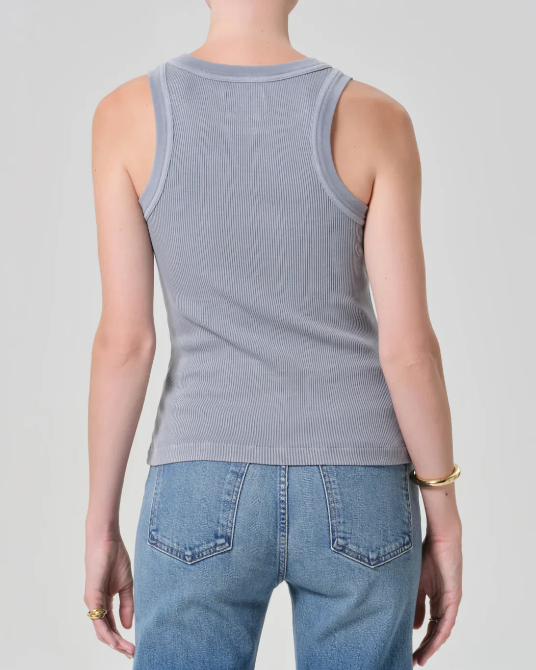 Isabel Rib Tank | Hematite - Image 3