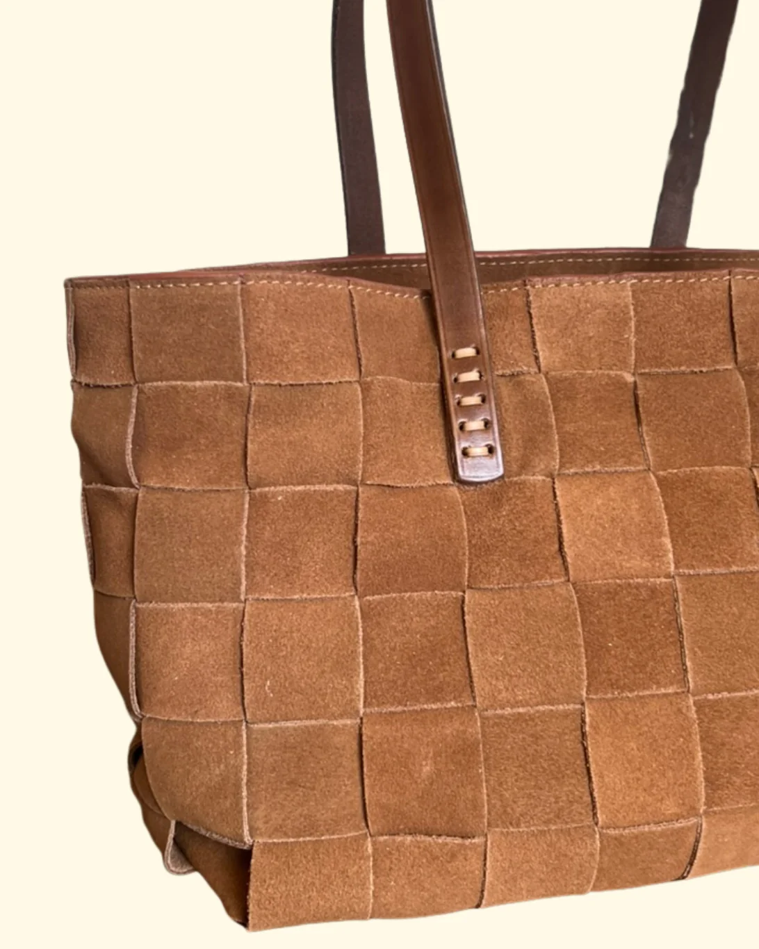 Japan Tote | Suede Honey - Image 2