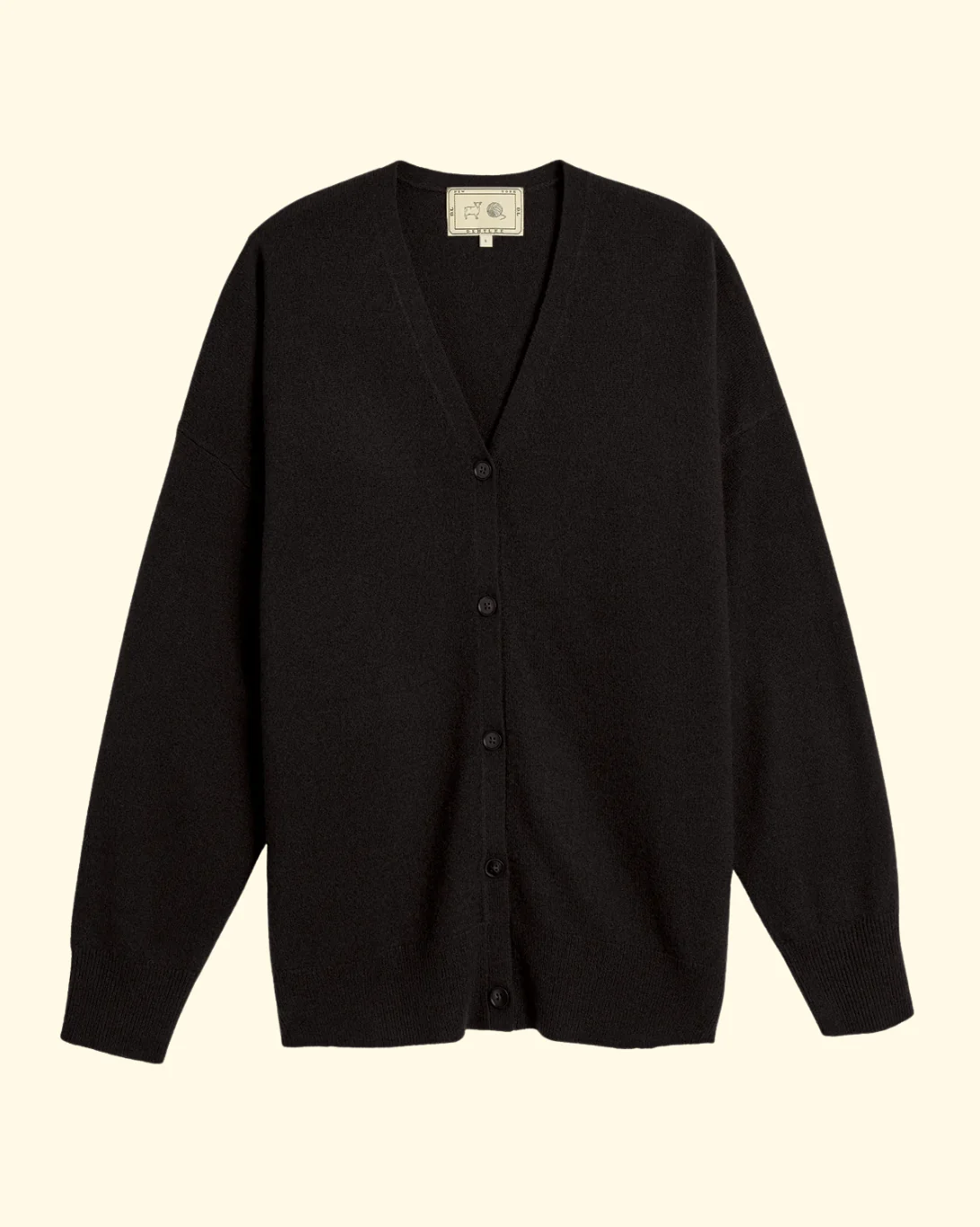 Jayla Cashmere Cardigan | Black