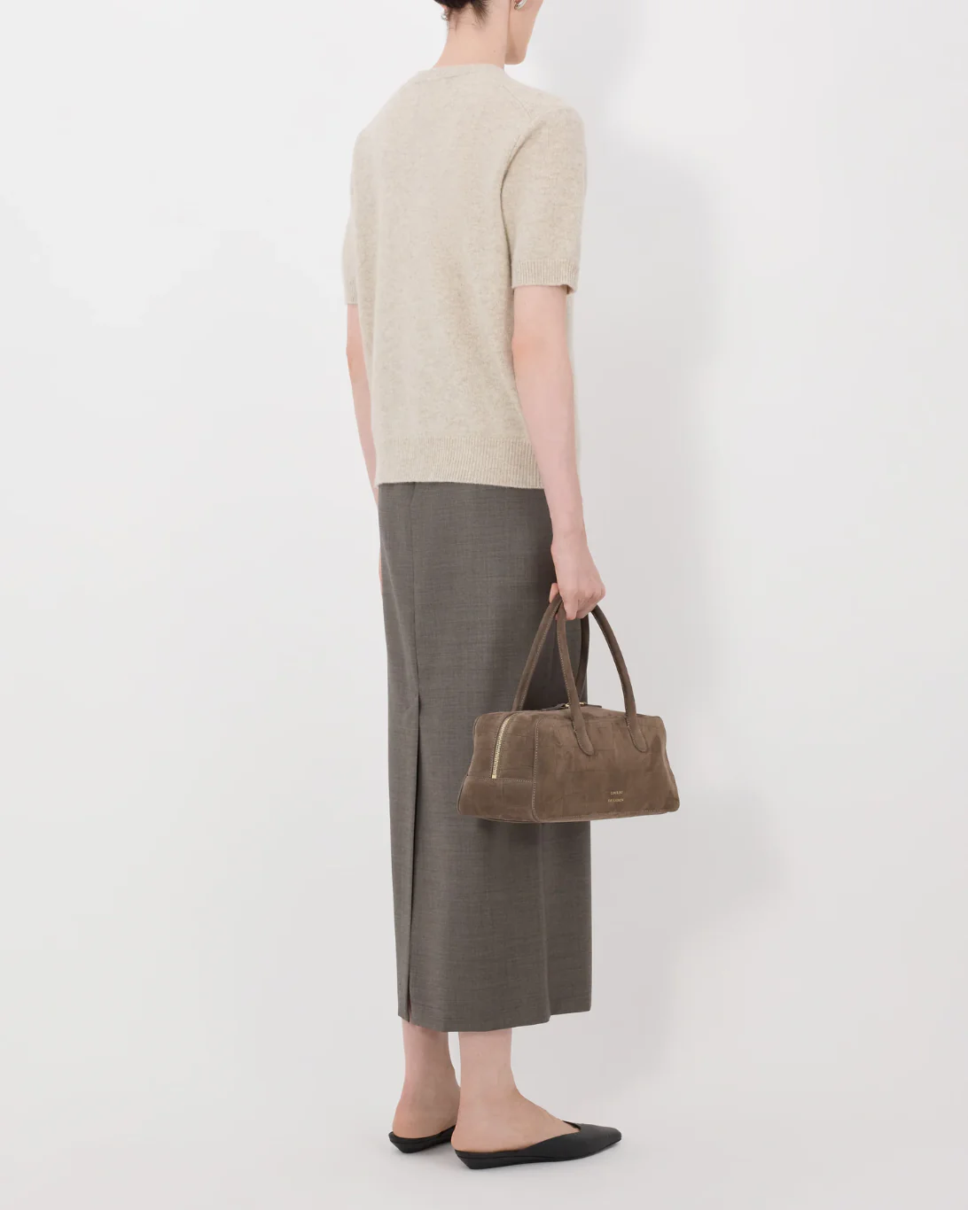 Jodi Short-Sleeve Cardigan | Beige - Image 5