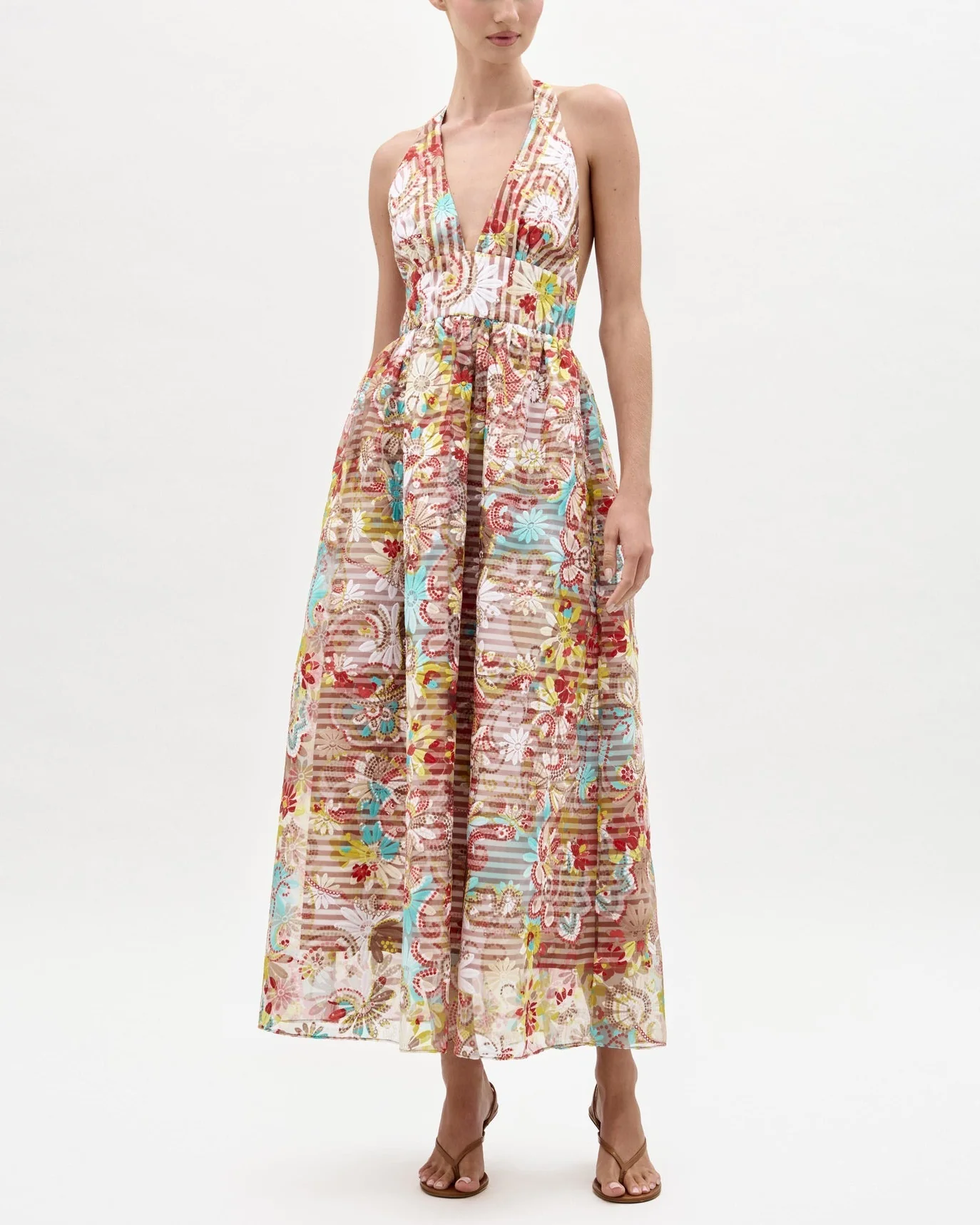 Kairi Dress | Multicolor Flower - Image 2