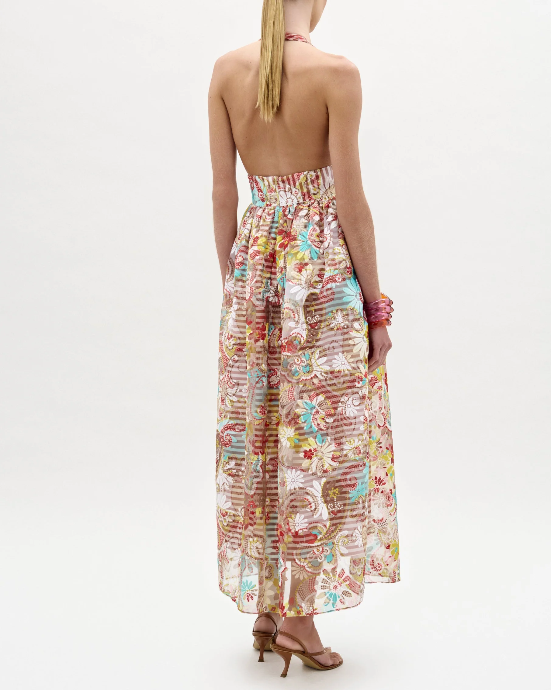 Kairi Dress | Multicolor Flower - Image 3