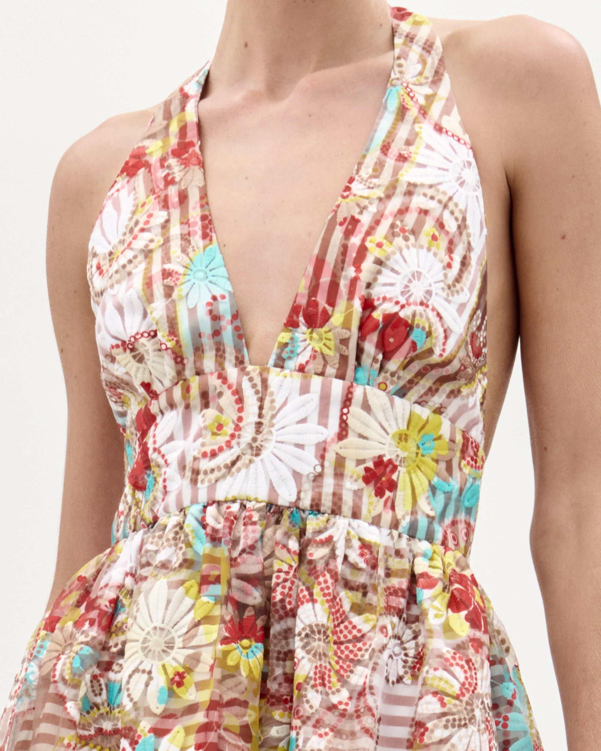 Kairi Dress | Multicolor Flower - Image 4