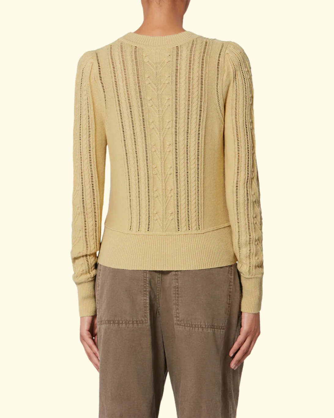 Kalyn Sweater | Light Yellow - Image 3