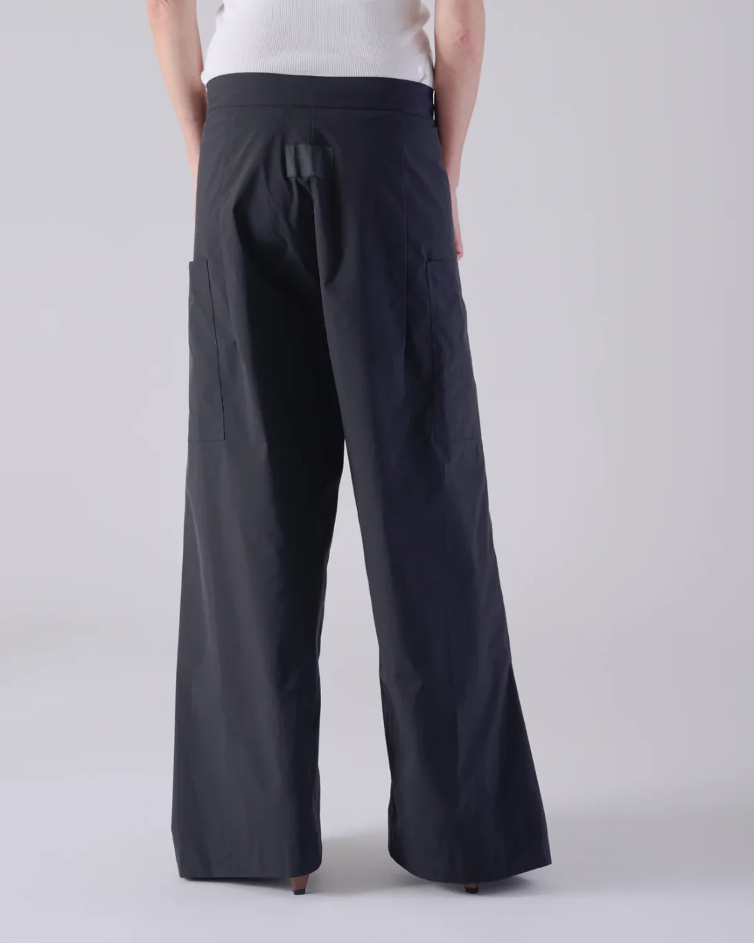 Kara Wrap Trousers | Black - Image 3
