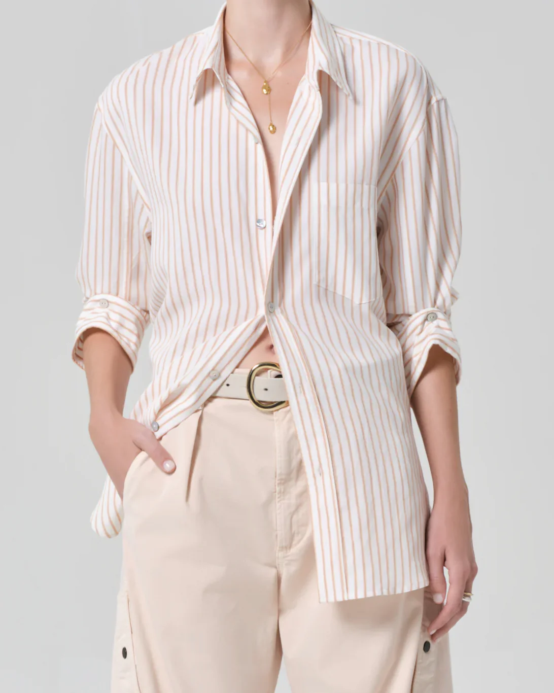 Kayla Shirt | Sherbet Stripe - Image 3