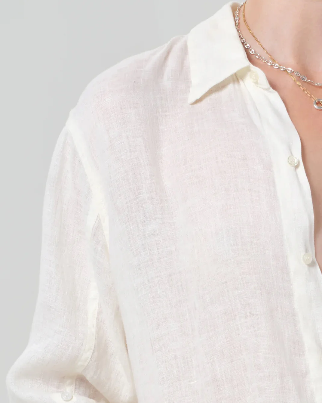 Kayla Shrunken Shirt | Vanilla - Image 5