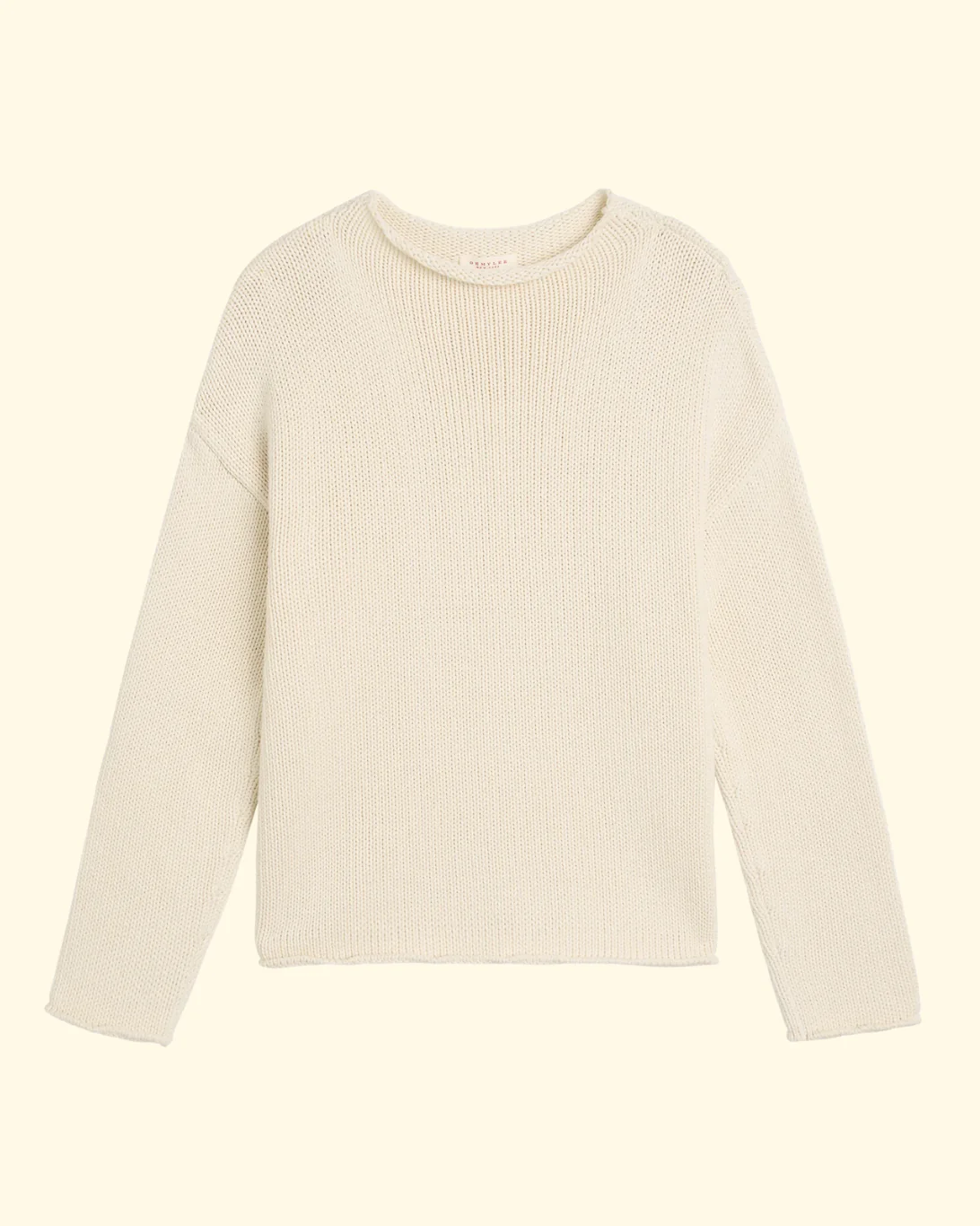 Lamis Washed Cotton Sweater | Off White