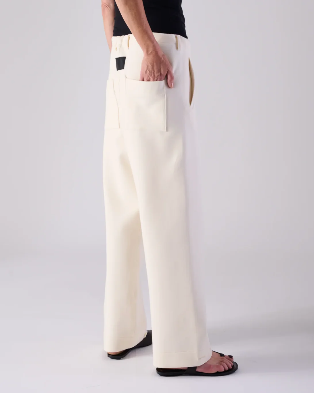 Lana Trousers | Off White - Image 2