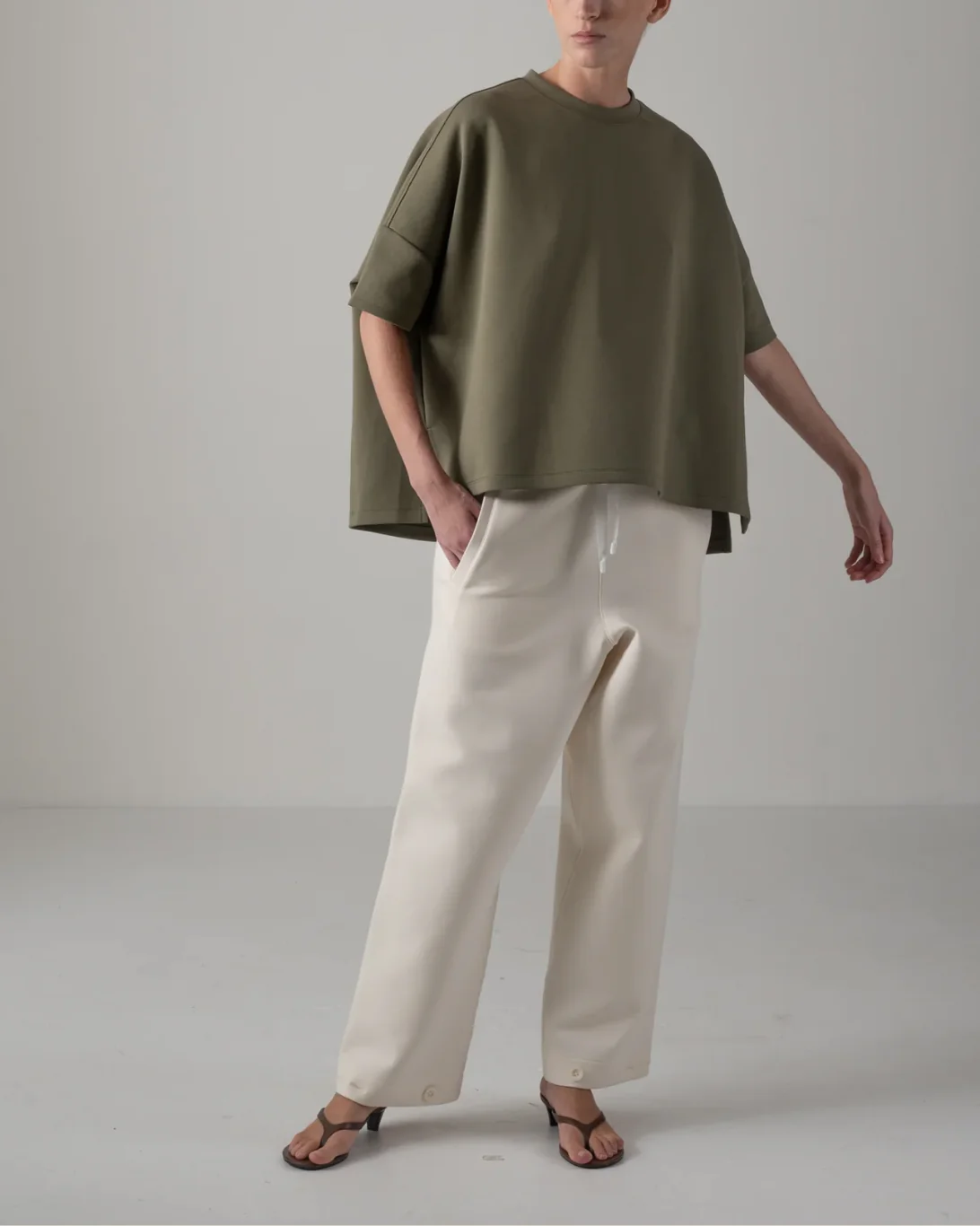 Lana Trousers | Off White - Image 5