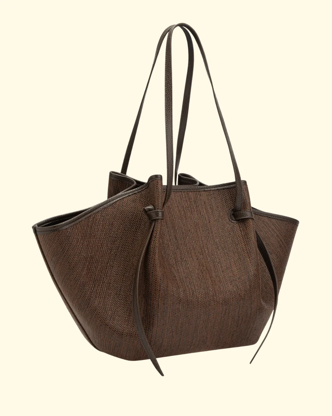 Large Mochi | Fudge Woven Raffia - Image 3