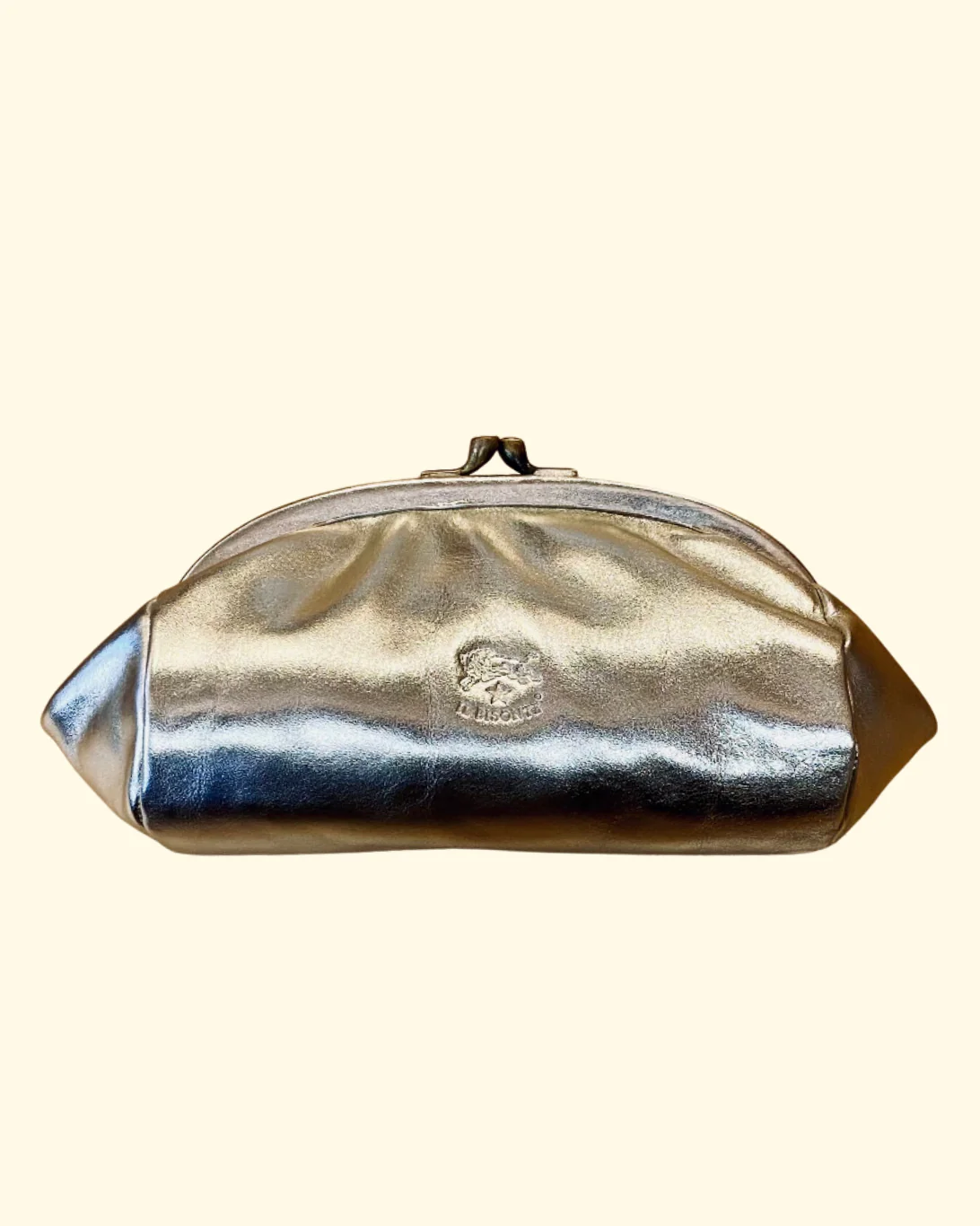 Leather Clutch | Platino